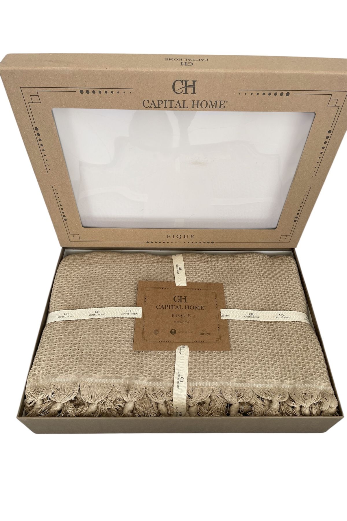 Capital Home Çift Kişilik Pike %100 Pamuklu