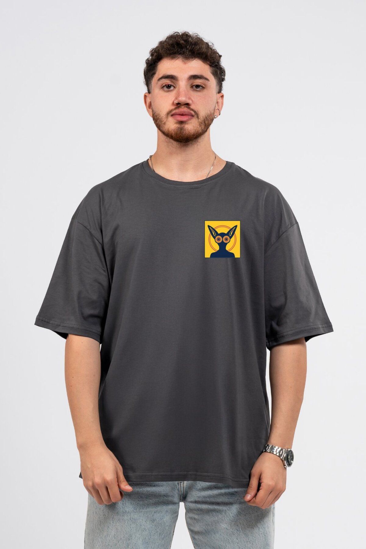 LUMARTA Oversize Darko Baskılı Tshirt