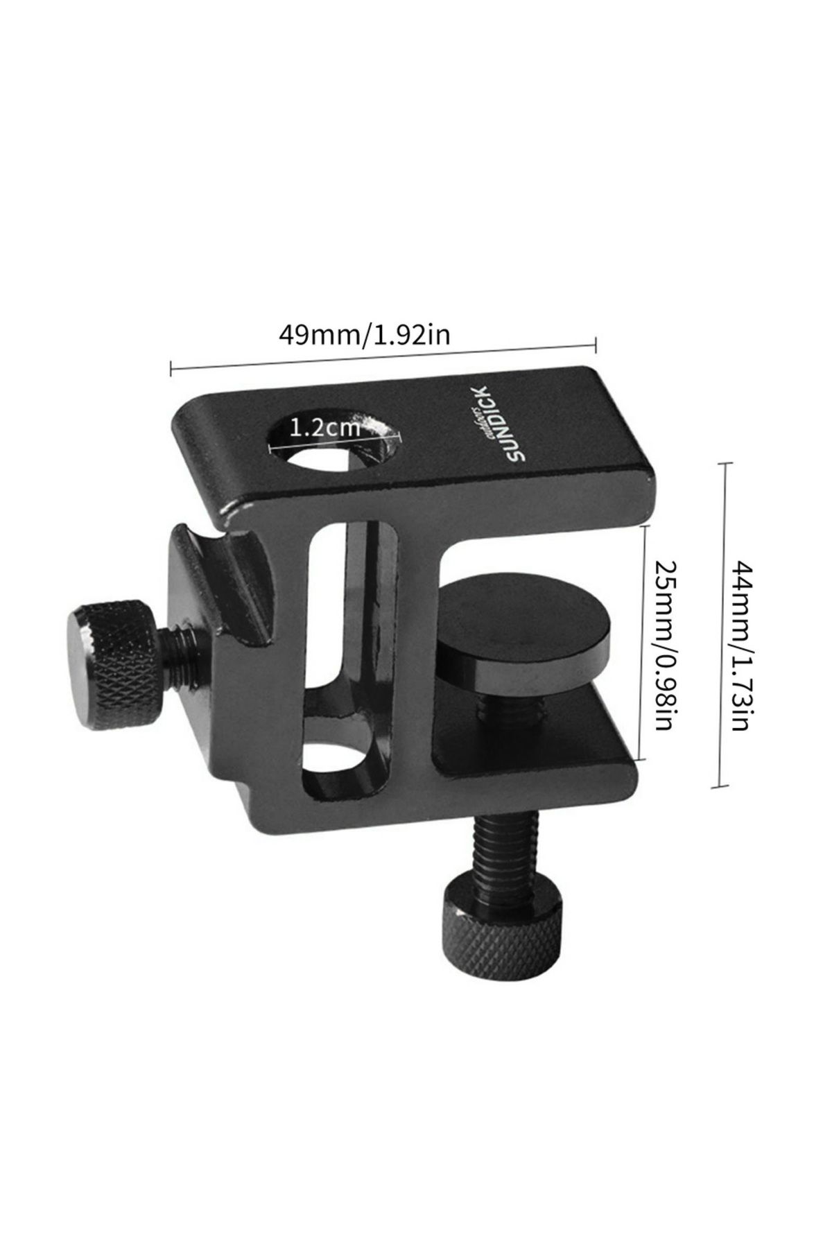 MOJOYCE-Universal C-clamp Holder Desk Light Clamp 360 Degree Rotation Suitable for Diameter 10-12mm Suppo... 6