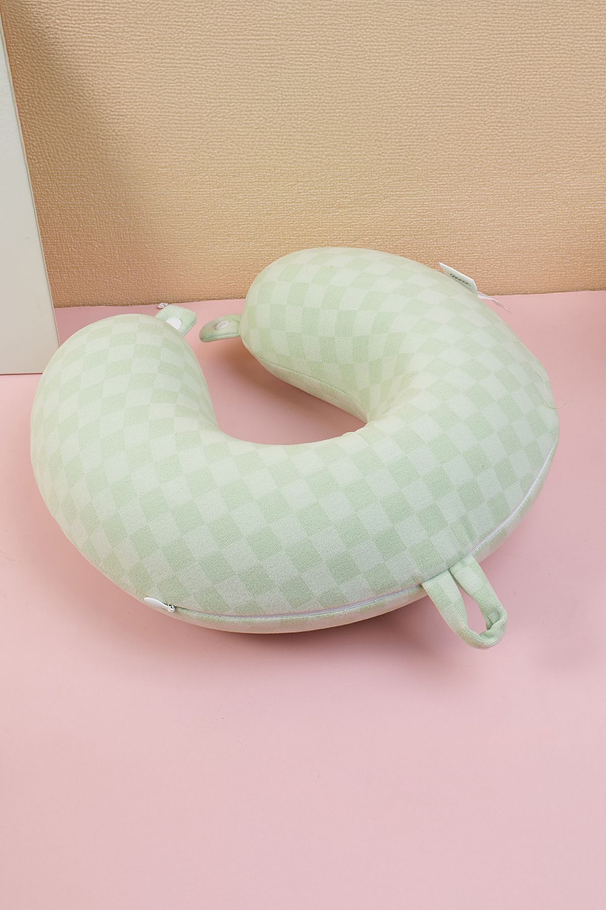 YOYOSO-Mosaic Shaped Memory Foam U Type Pillow Green 5