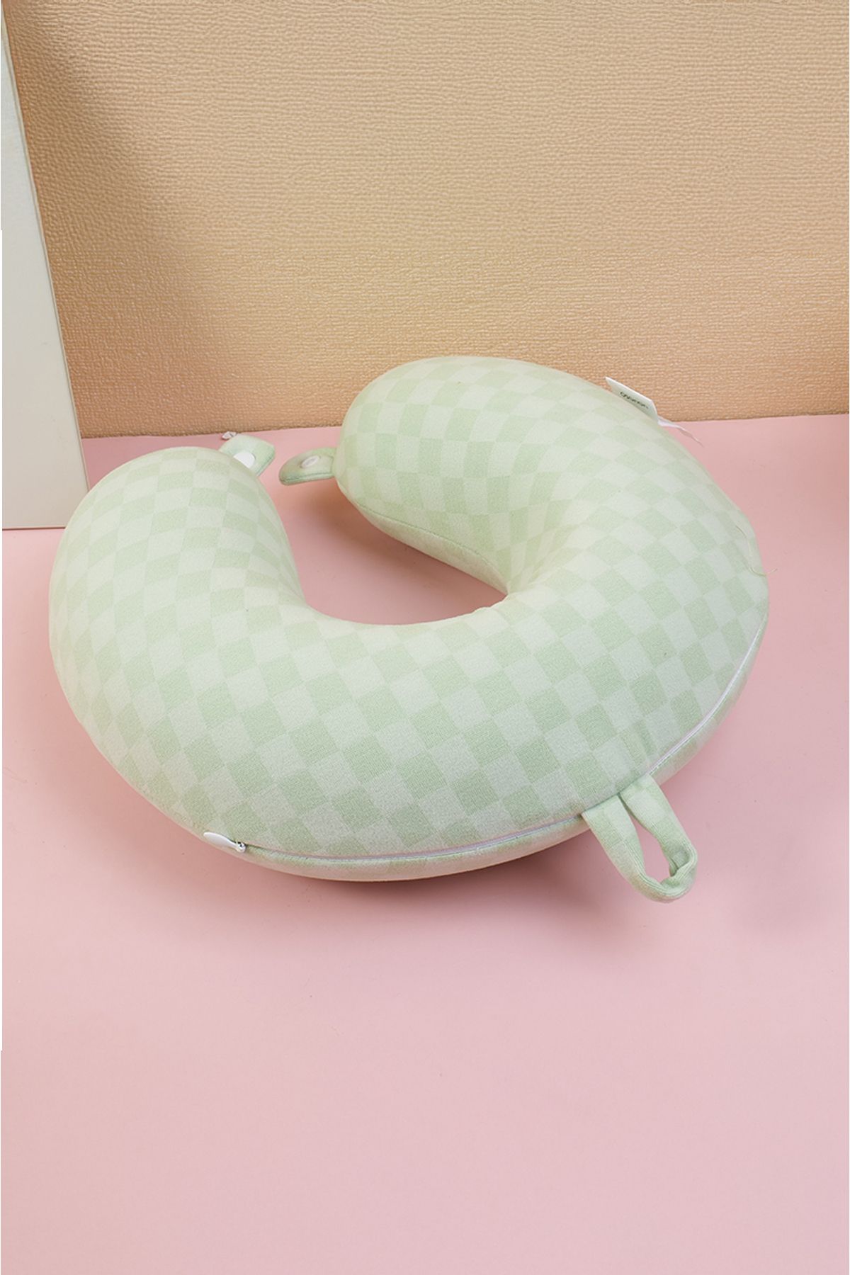 YOYOSO-Mosaic Shaped Memory Foam U Type Pillow Green 3