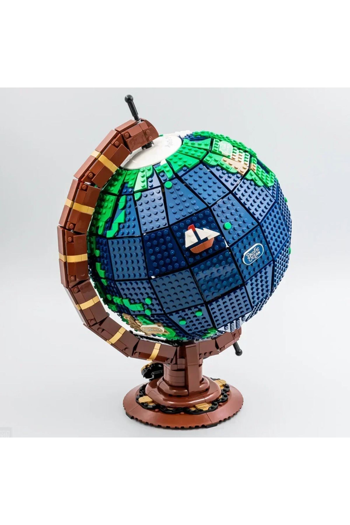 Choice-21332 Hot Toy New Ideas Globe Map Model Building Blocks Bricks Technical MOC Bricks High Difficulty 1
