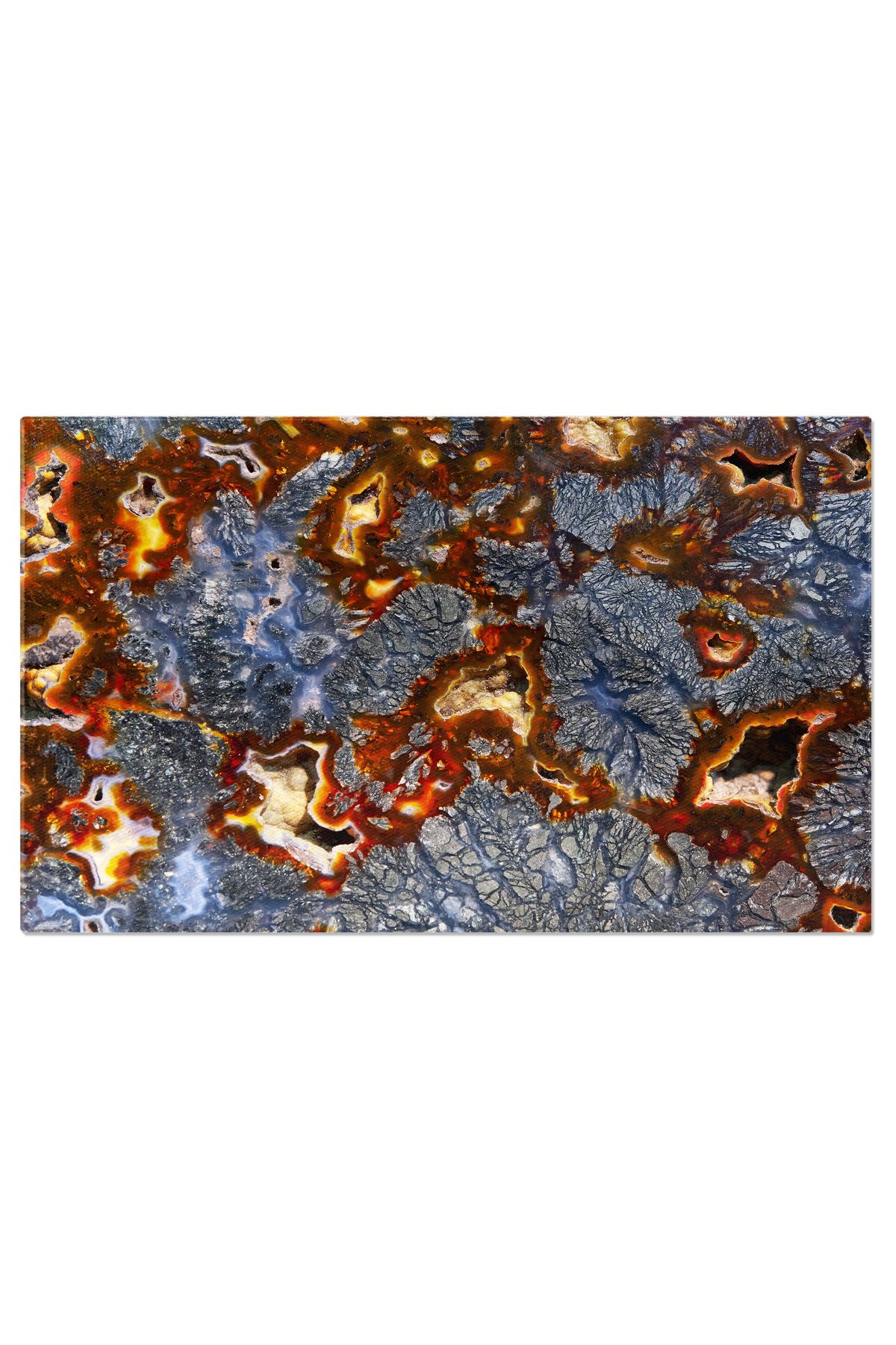 StoryGift Romania Tablou Canvas Model Abstract De Piatra Decorativa Textura Colorata Si Multicolora. - 40 x 25