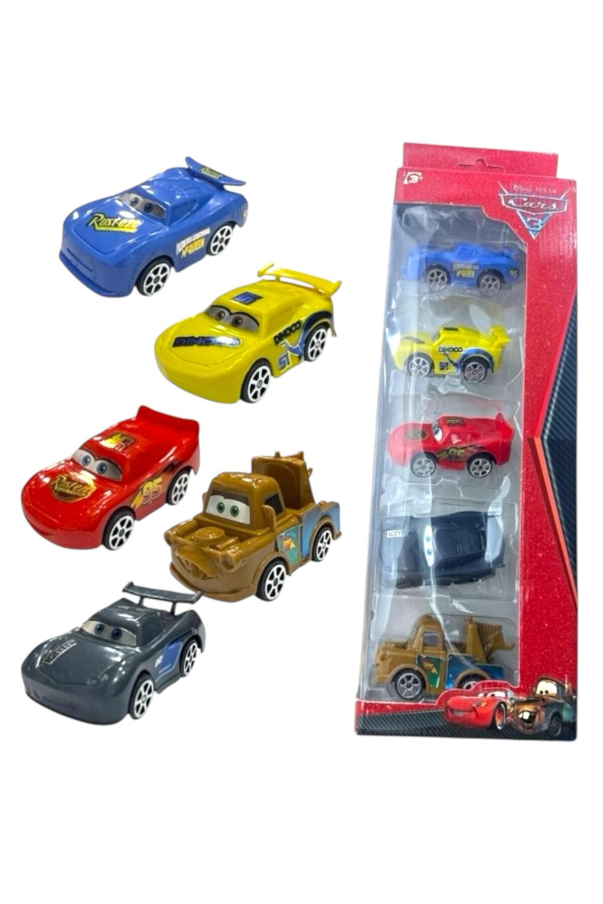 GÜZELYÜZ AVM Oyuncak Cars Arabalar 5 Adet Araç Seti Plastik Araba Seti