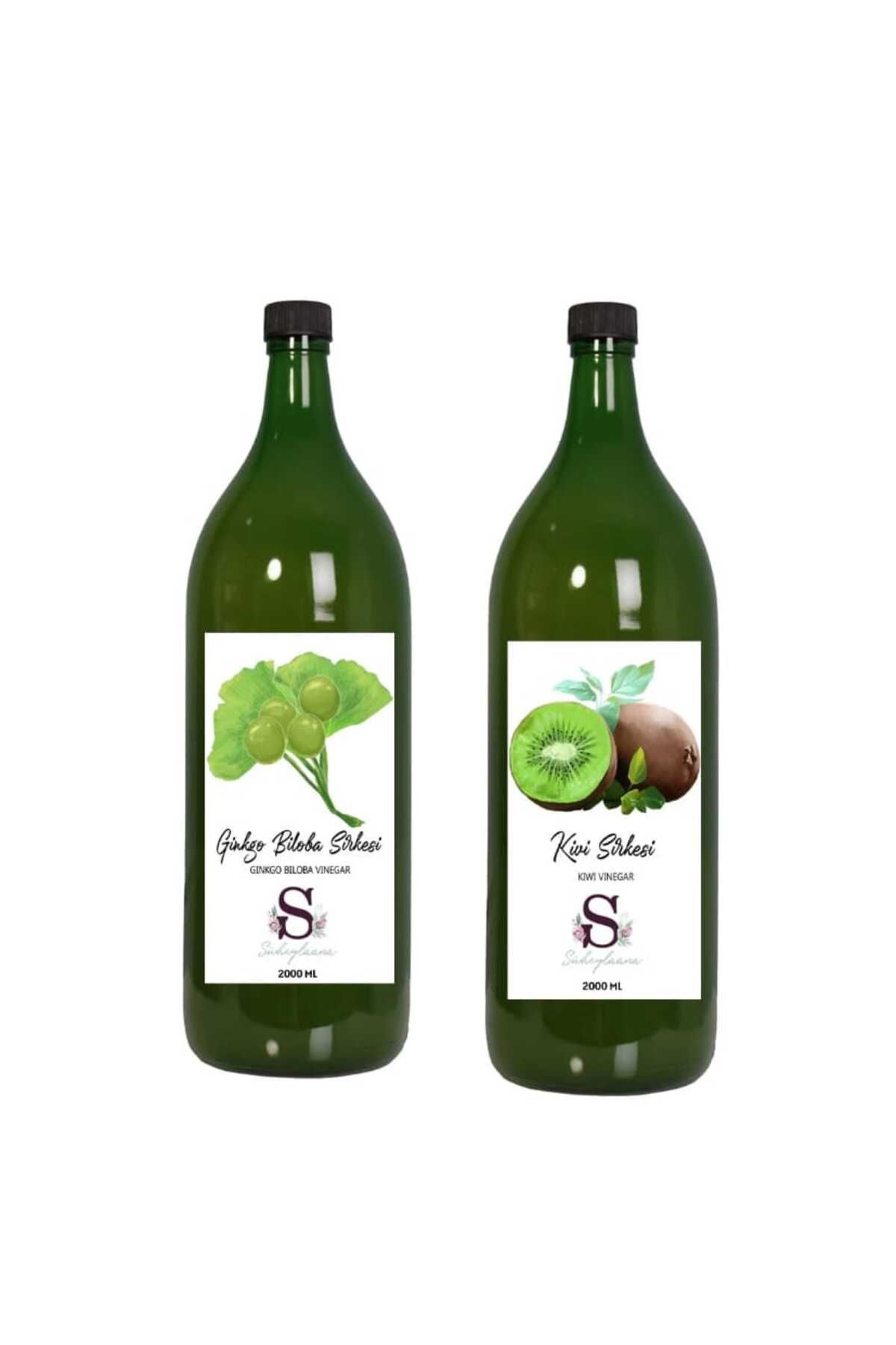Süheylaana Doğal Ginkgo Biloba Sirkesi 2000 Ml - Doğal Kivi Sirkesi 2000 Ml