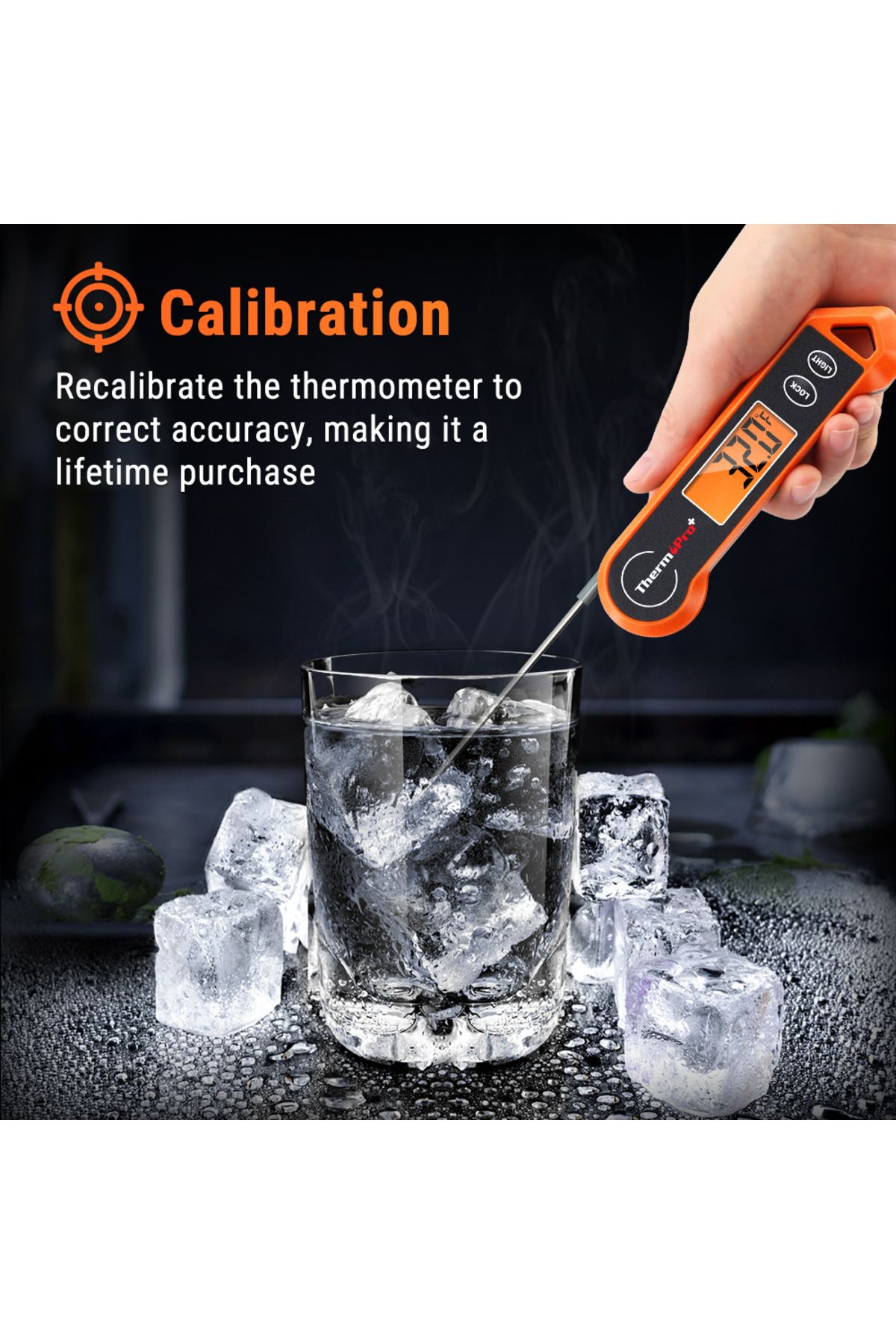 Choice-Thermopro Tp19h Fast Reading Waterproof Meat Thermometer Digital Bbq Thermometer With Backlight 6