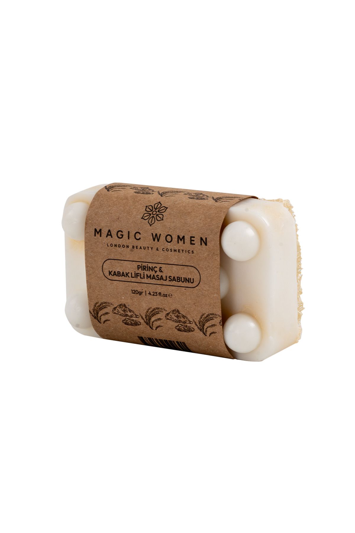 MAGİC WOMEN Magic Women Kabak Lifli Masaj Sabunu | Doğal Peeling ve Masaj Etkili Sabun