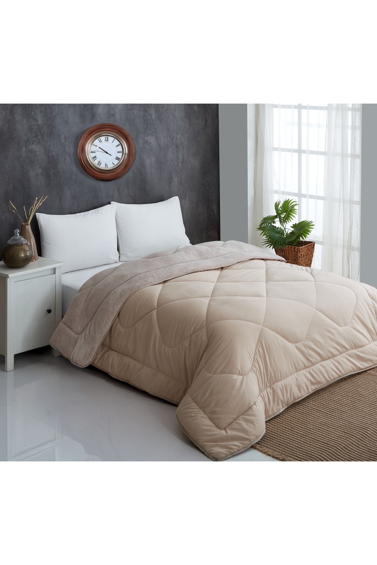 MARLA HOME-Double Double Sided Welsoft Quilt |   Wellsoft Blanket |   Fluffy Soft |   Diamond Pattern 2
