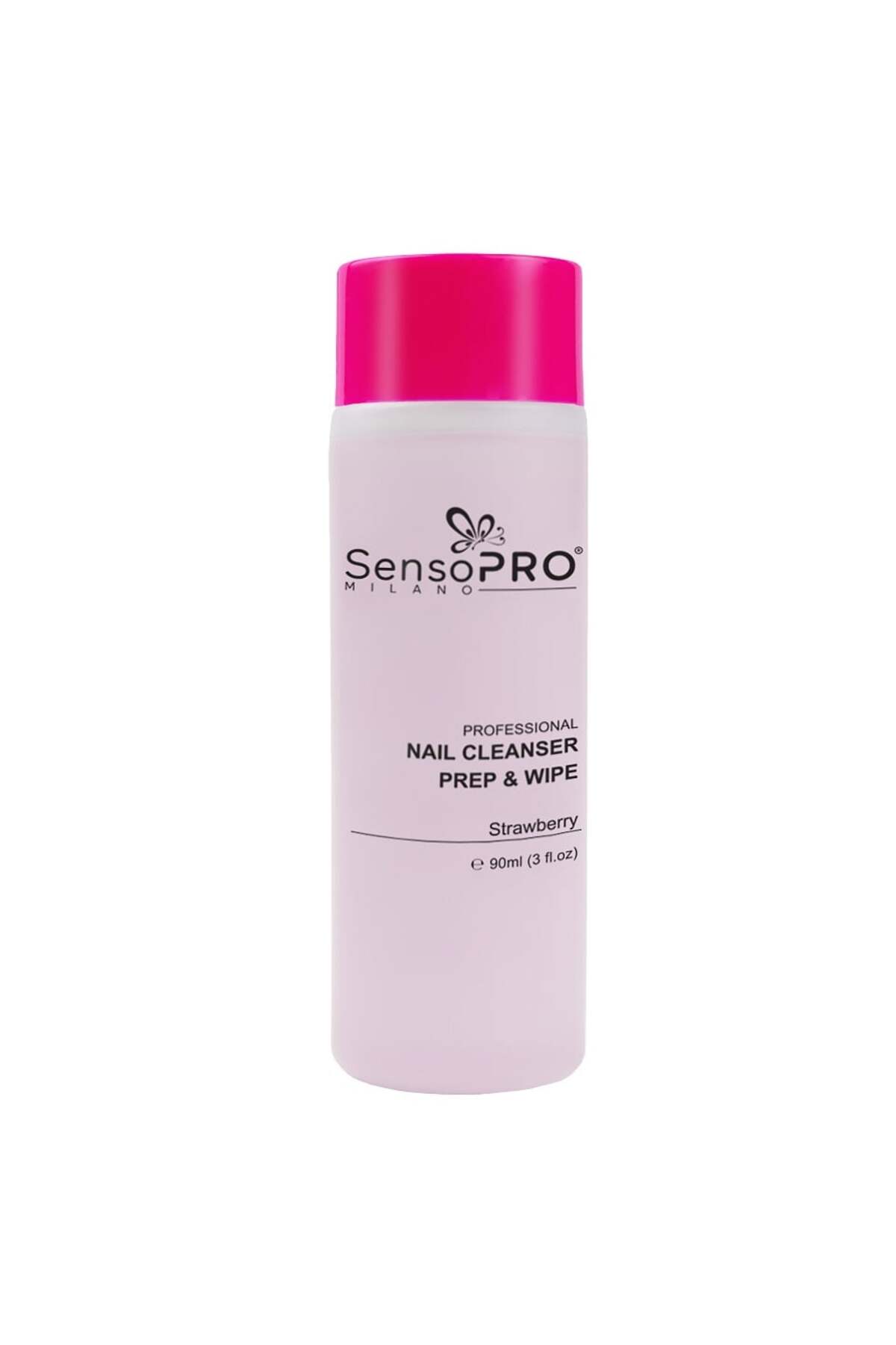 SensoPRO Milano Почистващ препарат за нокти с вкус на ягода, 90 мл