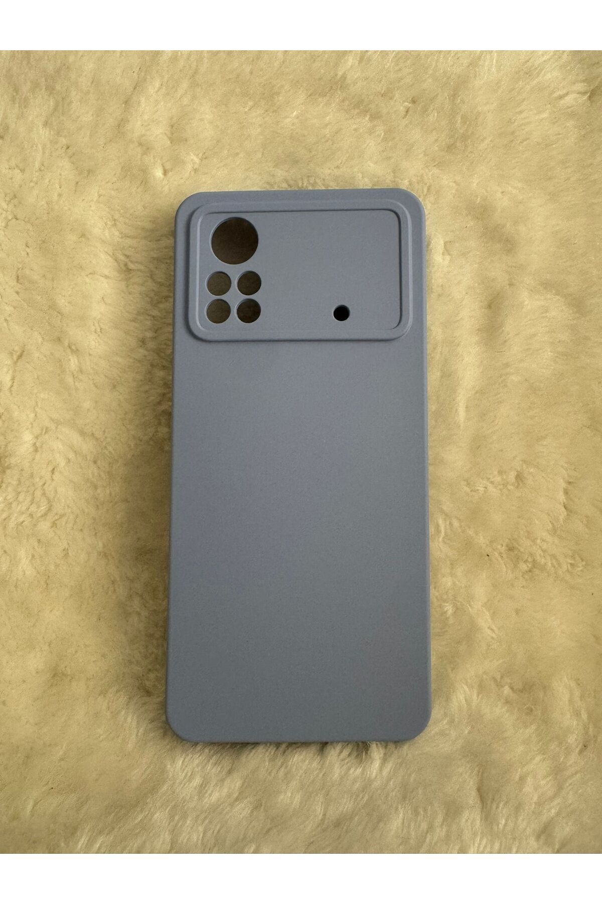 QEM POCO X4 PRO 5G ile Uyumlu Yumuşak Dokulu Lansman Telefon Kılıfı