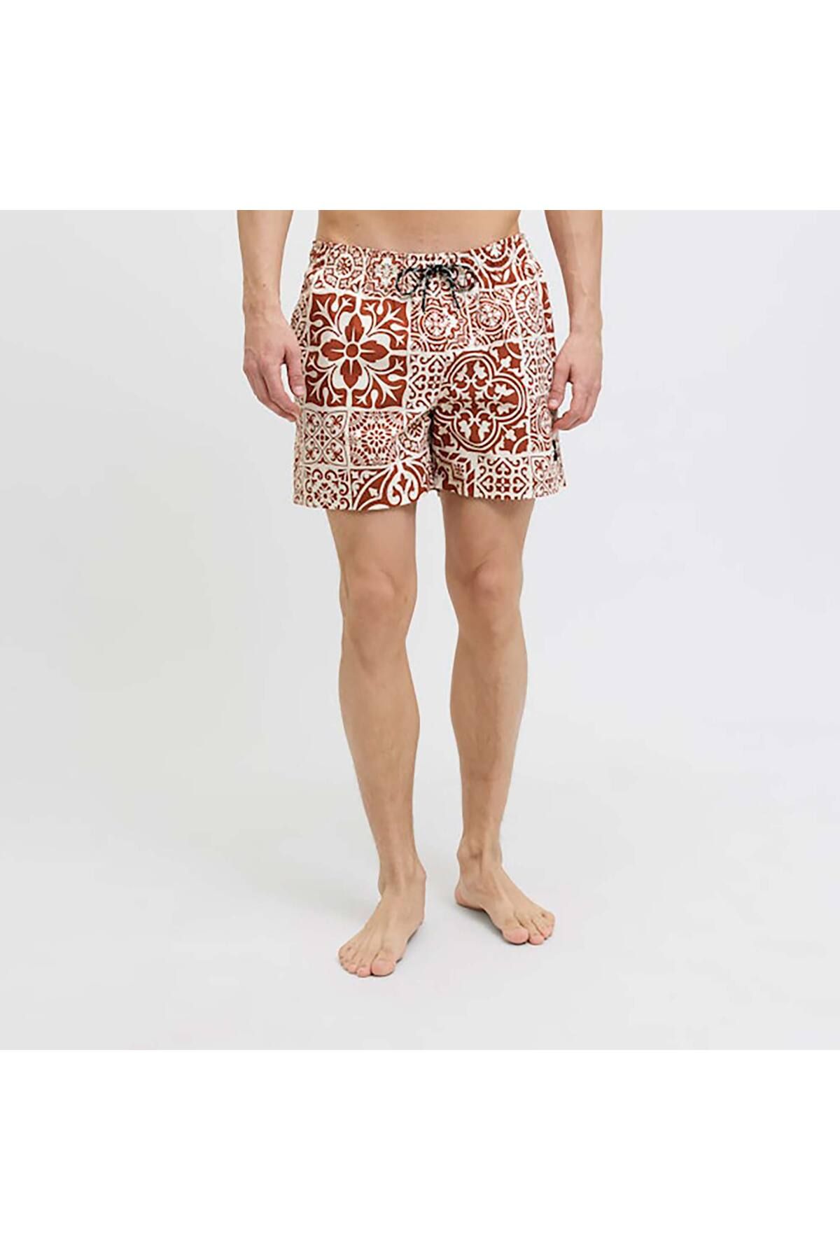 Jack & Jones Allover Print Erkek Şort (12277730-TDRS)
