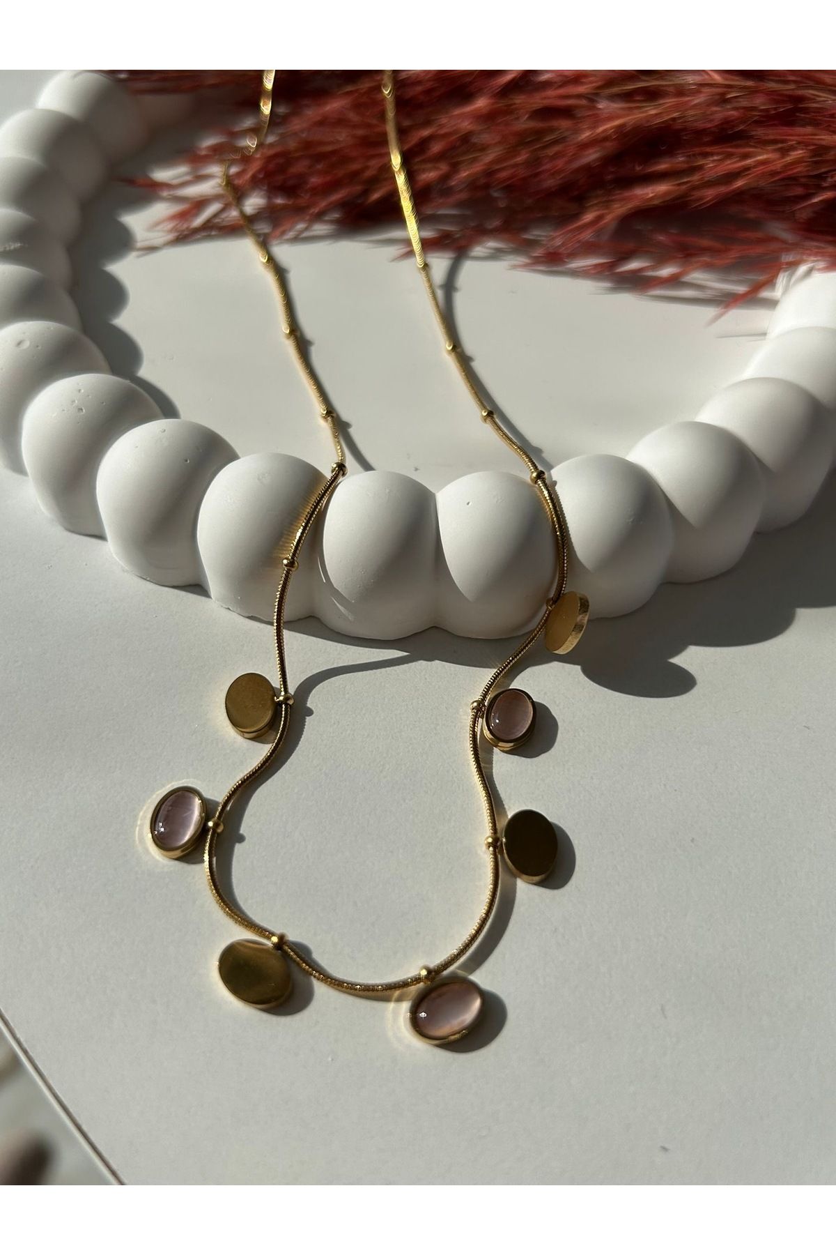 Mayda accessorises Su Damlası Detaylı Kolye