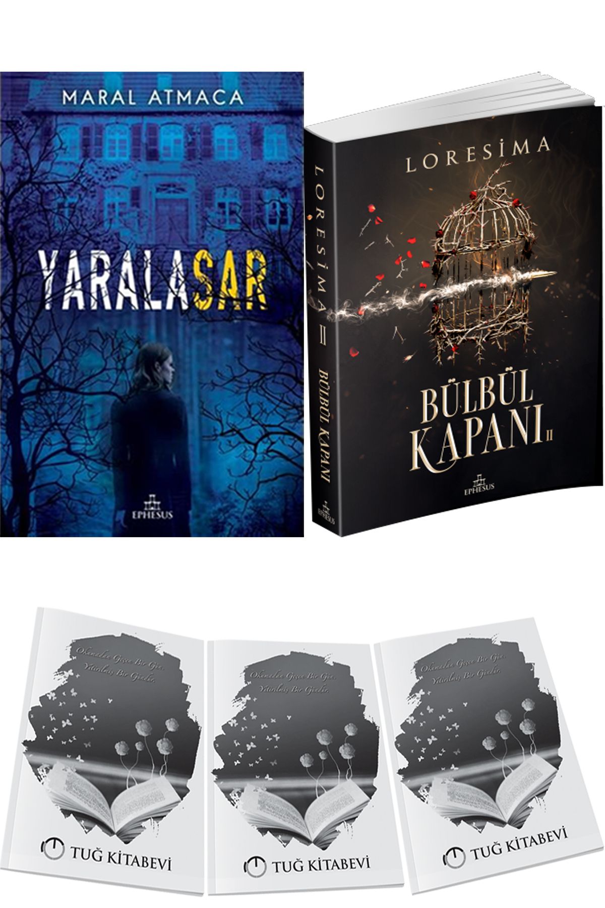 Ephesus Yayınları Yaralasar 1 Maral Atmaca ve Bülbül Kapanı 2 + Hediyeli