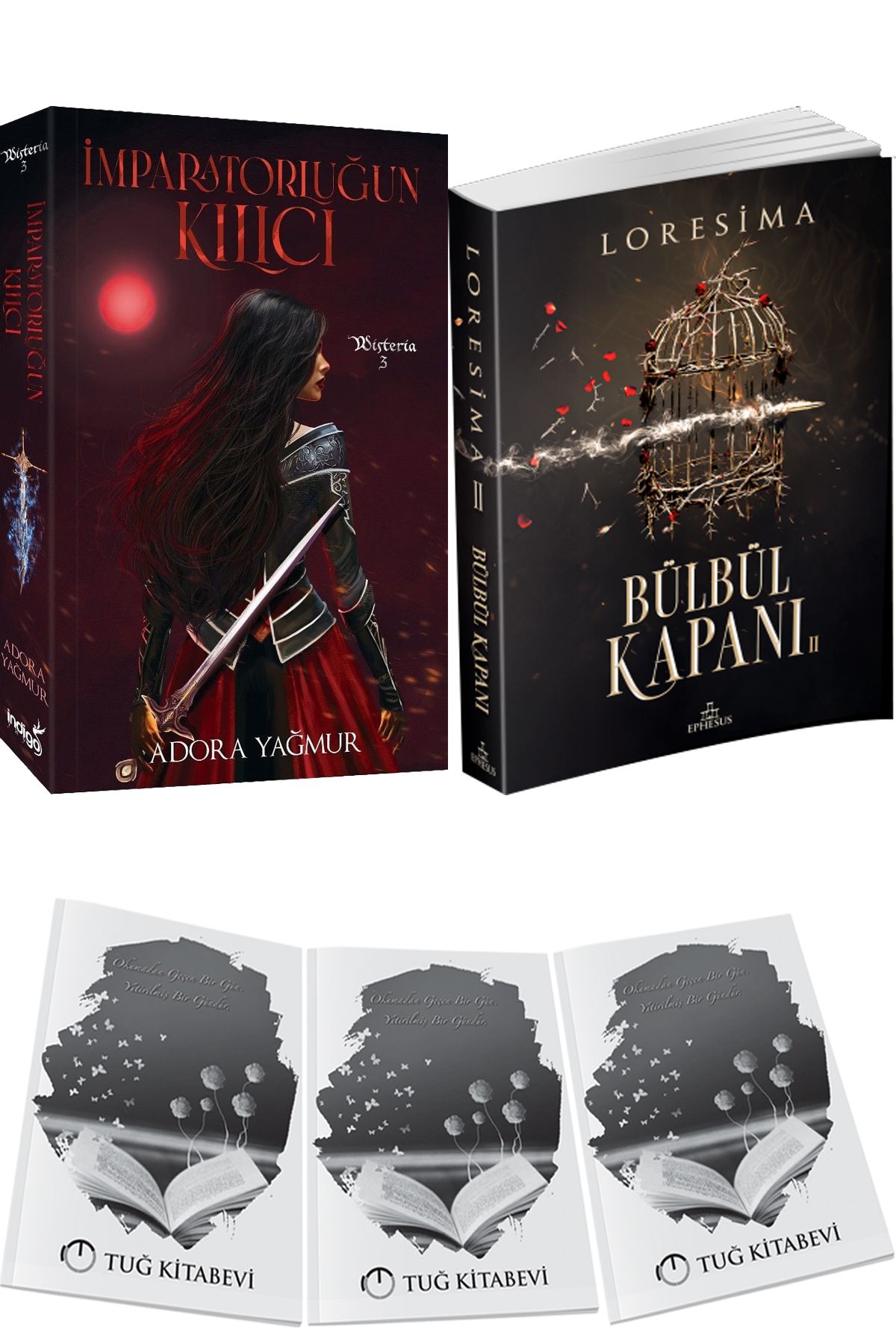 İndigo Kitap İmparatorluğun Kılıcı Adora Yağmur ve Bülbül Kapanı 2 + Hediyeli