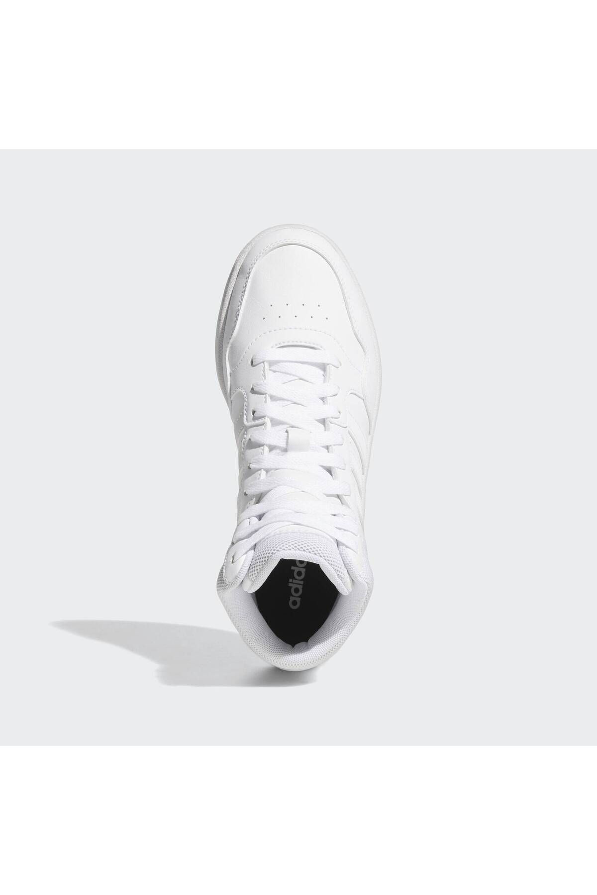 اسنیکر سفید زنانه Hoops 3.0 کفش کلاسیک میانی adidas