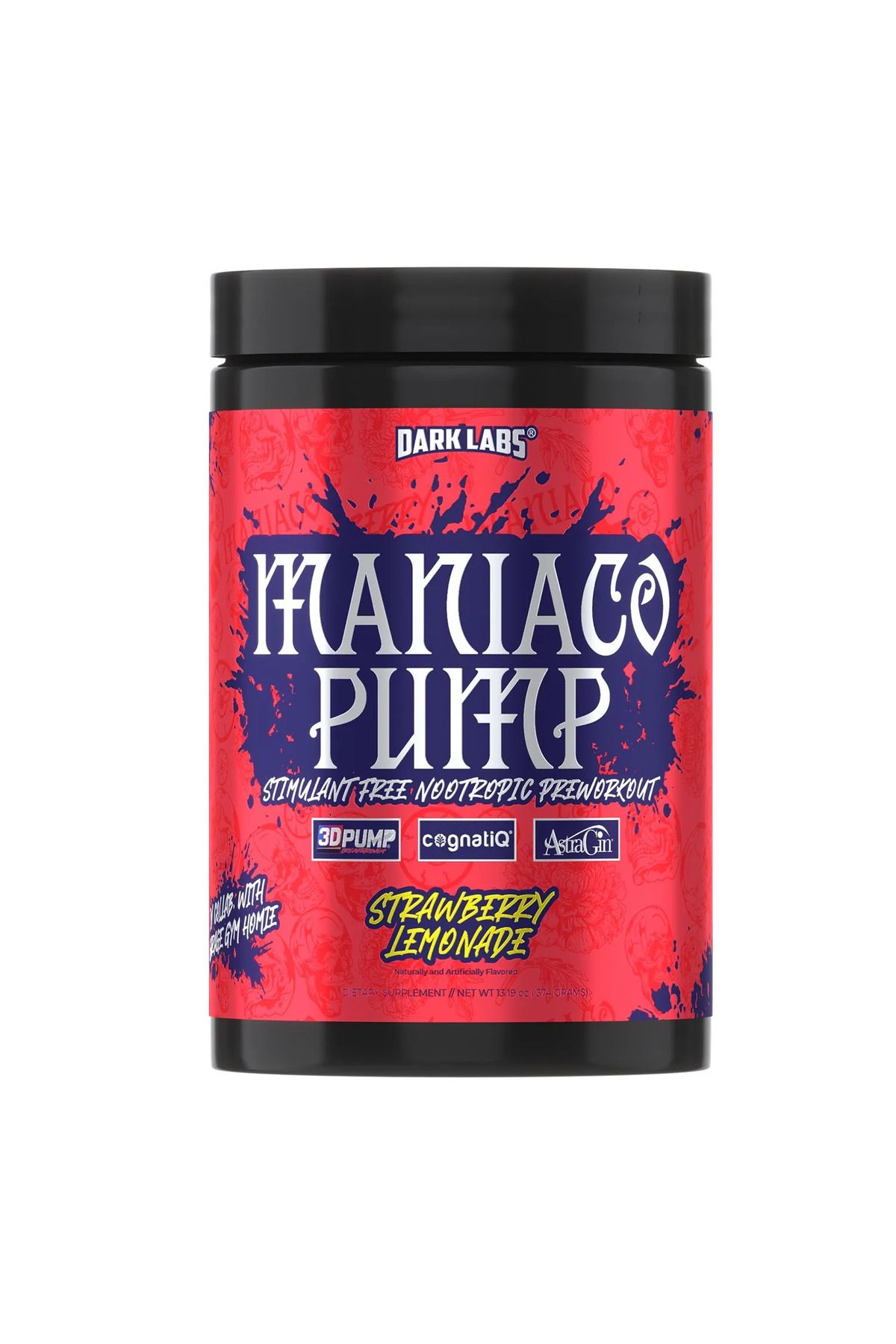 DARK LABS Maniaco PUMP PREWORKOUT– 375g