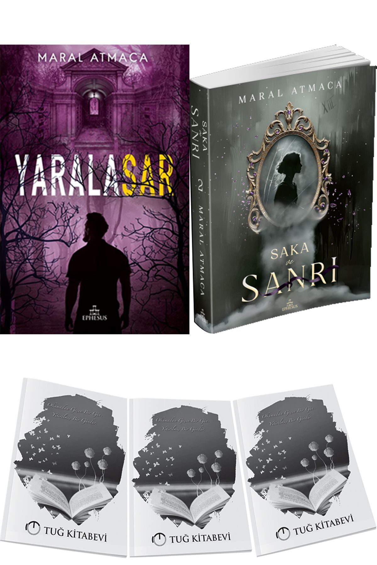 Ephesus Yayınları Yaralasar 3 Maral Atmaca ve Saka ve Sanrı 2 + Hediyeli