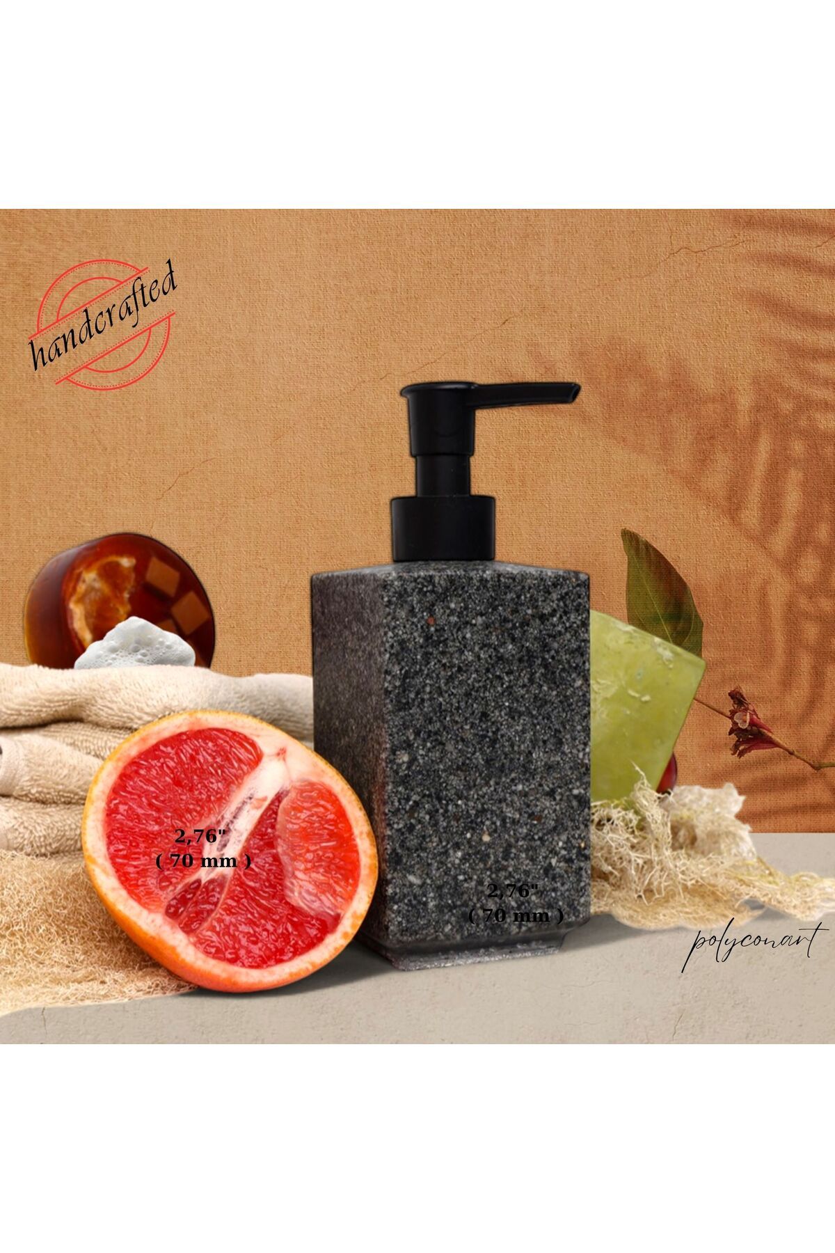 Polyconart TAŞ SIVI SABUNLUK BANYO MUTFAK BETON SABUNLUK 250ml BULAŞIK DETERJANI