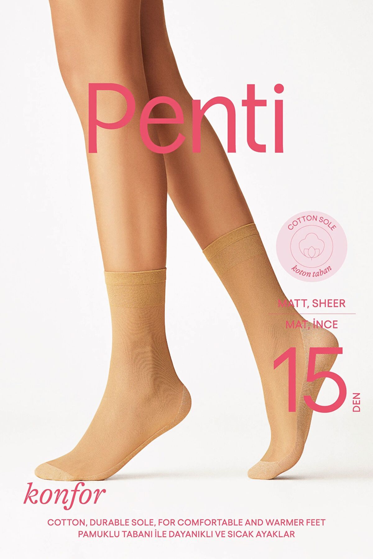 Penti PENTİ 15 DEN KONFOR SOKET 3'lü PAKET