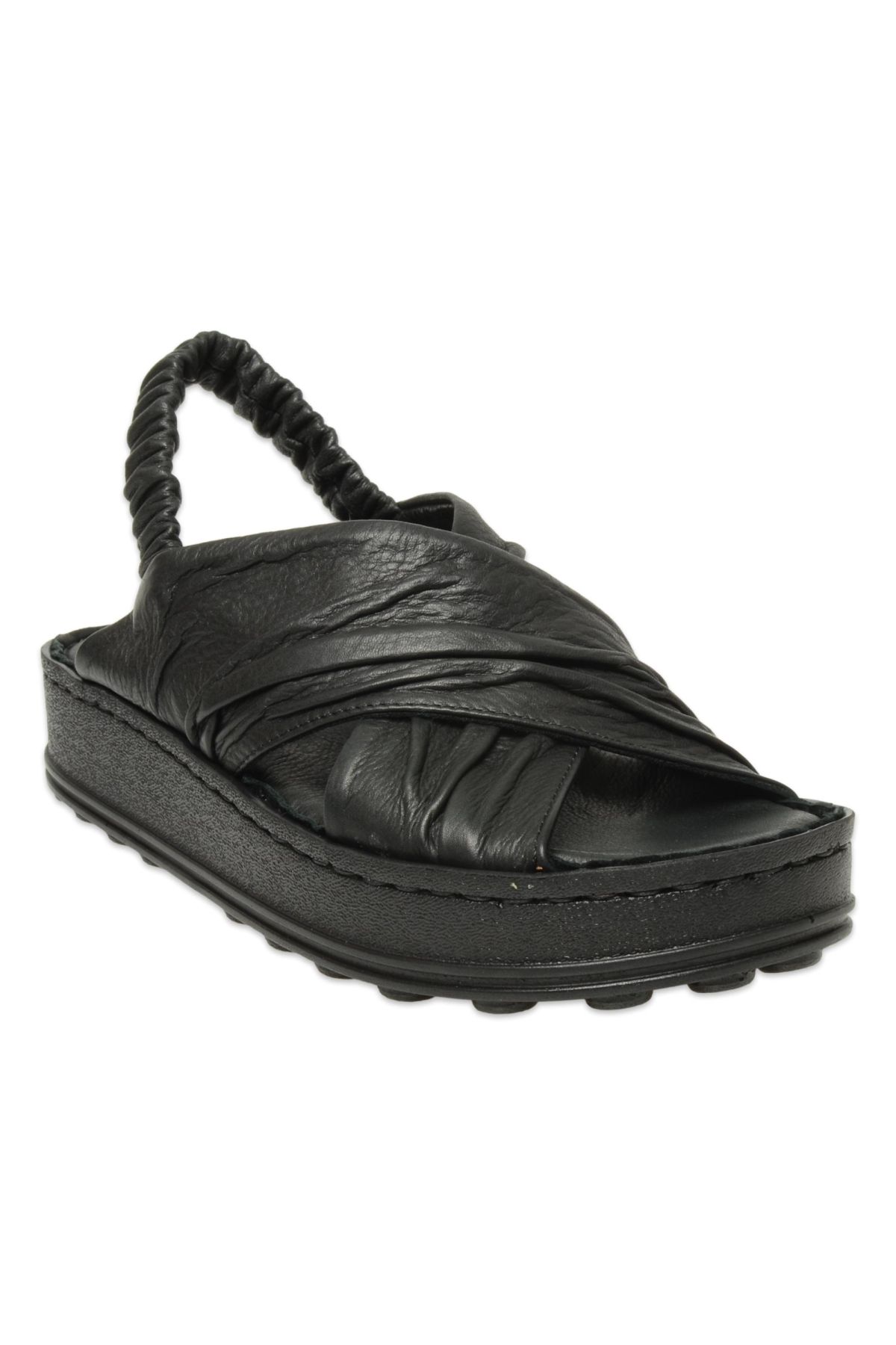 Mammamia D25ys-2865 Kadın Hakiki Deri Comfort Sandalet