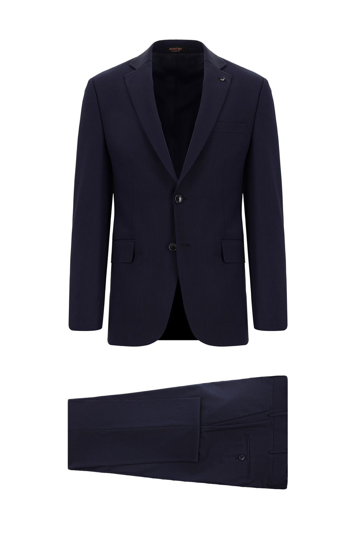 Kiğılı Slim Fit Dar Kesim Yünlü Klasik Takım Elbise