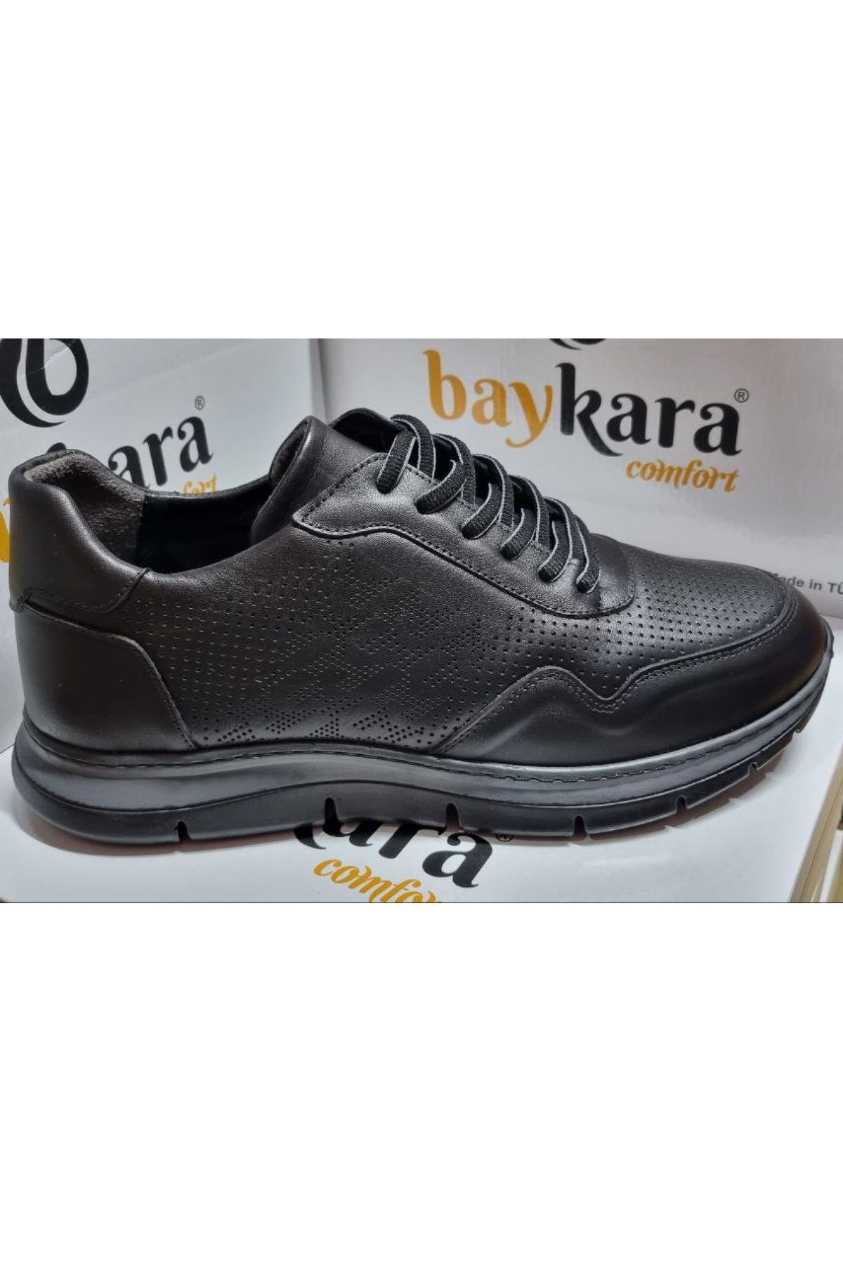 baykara HAKİKİ DERİ ERKEK AYAKKABISI 45 46 47 NUMARA HAFİF TABAN