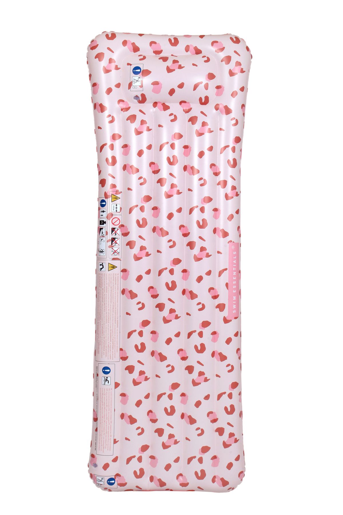 Swim Essentials Old Pink Leopard Şişme Deniz ve Havuz Yatağı 177cm