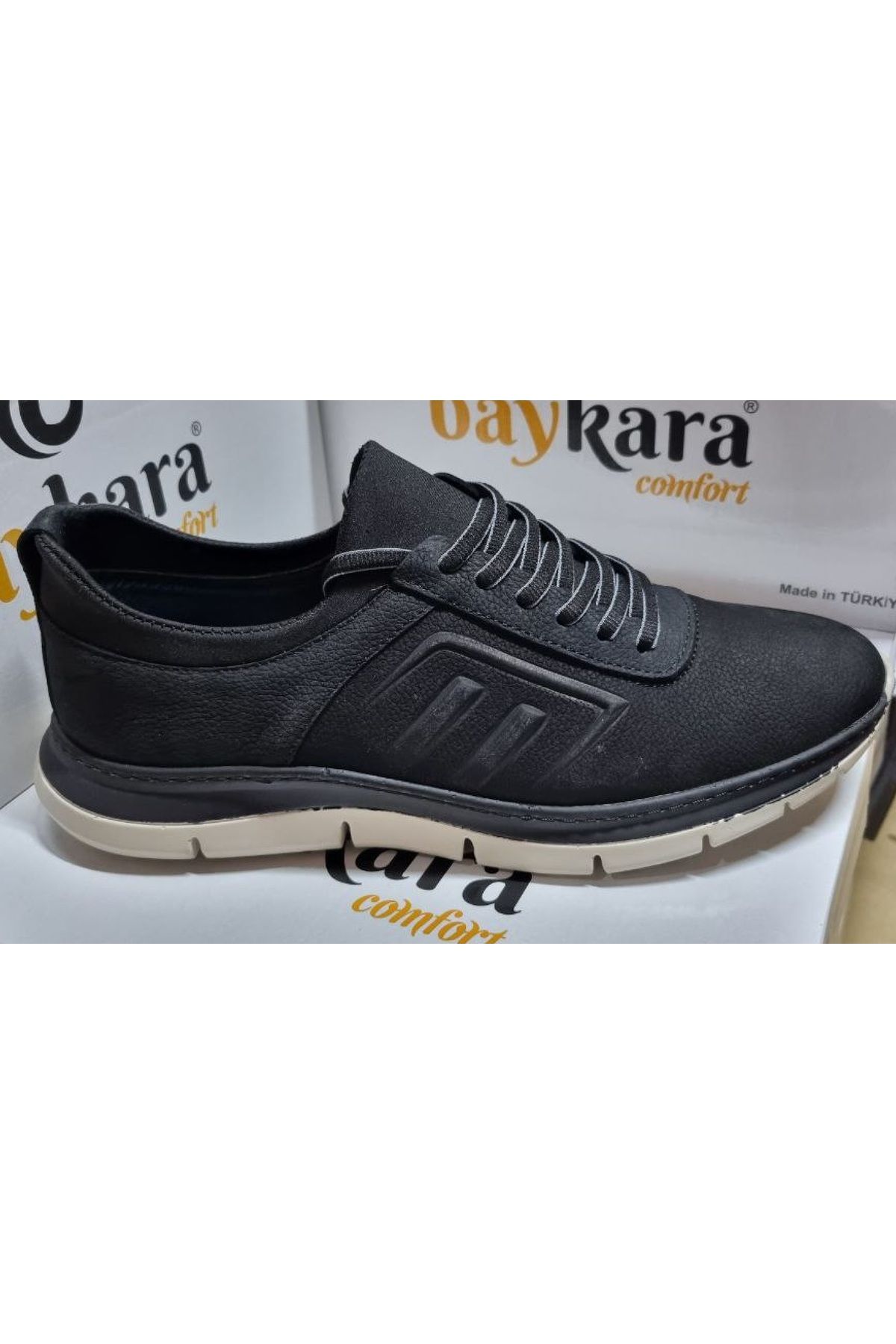 baykara HAKİKİ DERİ ERKEK AYAKKABISI 45 46 47 NUMARA HAFİF TABAN