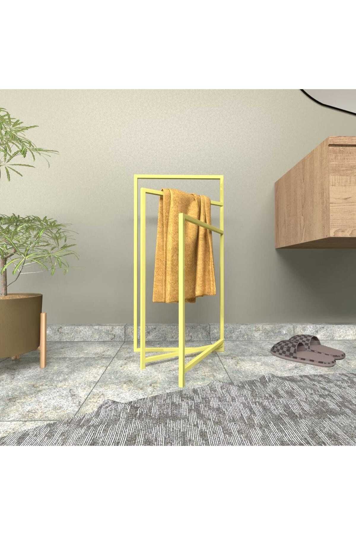 Nindes Dekoratif Metal Banyo Düzenleyici - Metal Açık Havluluk - Metal Organizer - 37