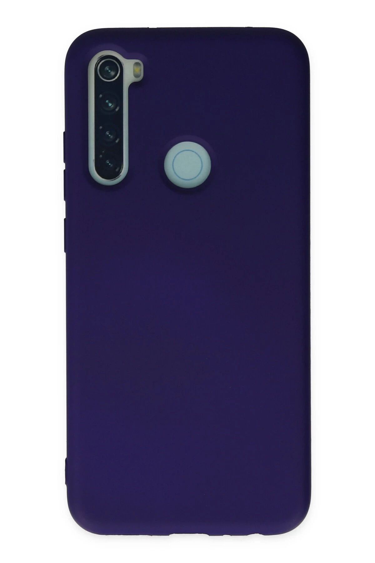 NewFace Xiaomi Redmi Note 8 uyumlu Nano içi Kadife Silikon - Mor HNZRN