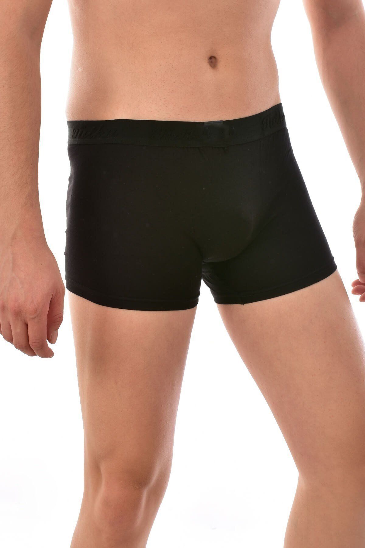 Tutku 0114 Erkek Likralı Boxer 6'lı Paket