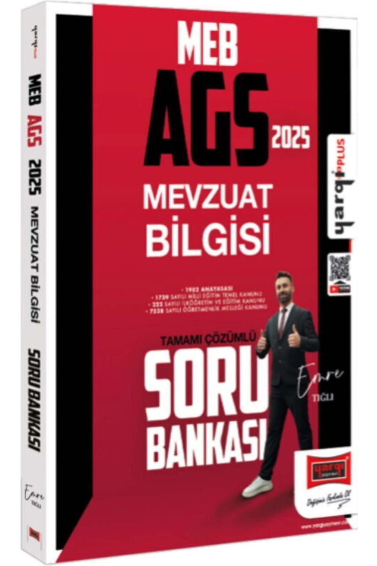 Yargı Yayınları Yargı Yayınları 2025 MEB AGS Mevzuat Bilgisi Tamamı Çözümlü Soru Bankası