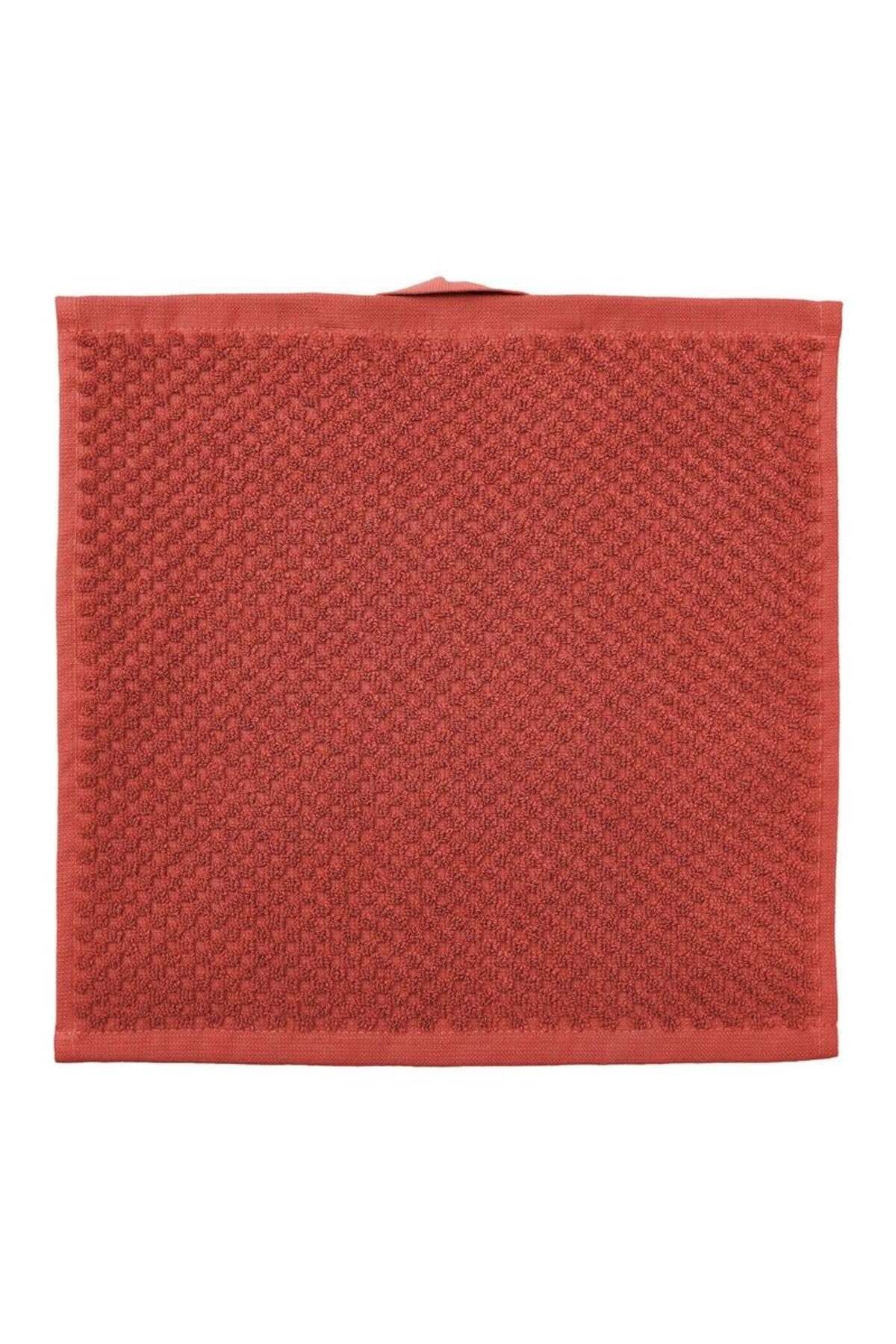 IKEA Gulvıal El Havlusu Kırmızı-Kahverengi 30x30 Cm