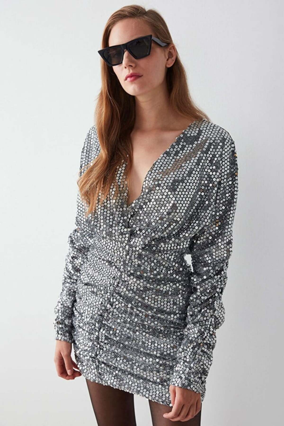 CemBebe-Sequined Evening Dress Graduation Wedding Women's Dress 3