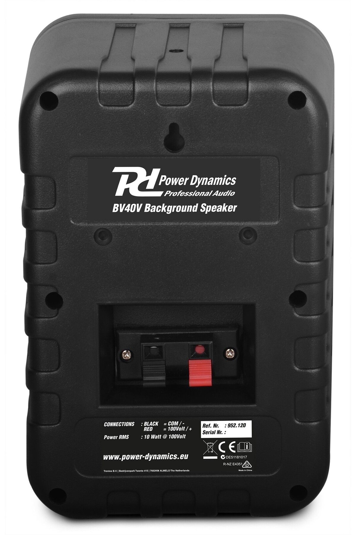 POWER DYNAMICS-Power Dynamics BV40V Speaker Set Black, 100V 4 inch 3