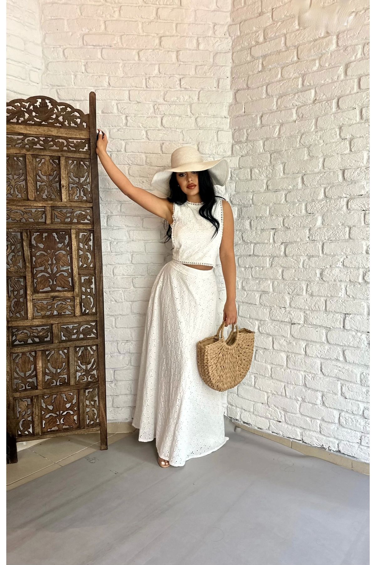 moneta boutique Kadın Özel Tasarım Bluz Ve Etek Fisto Takım