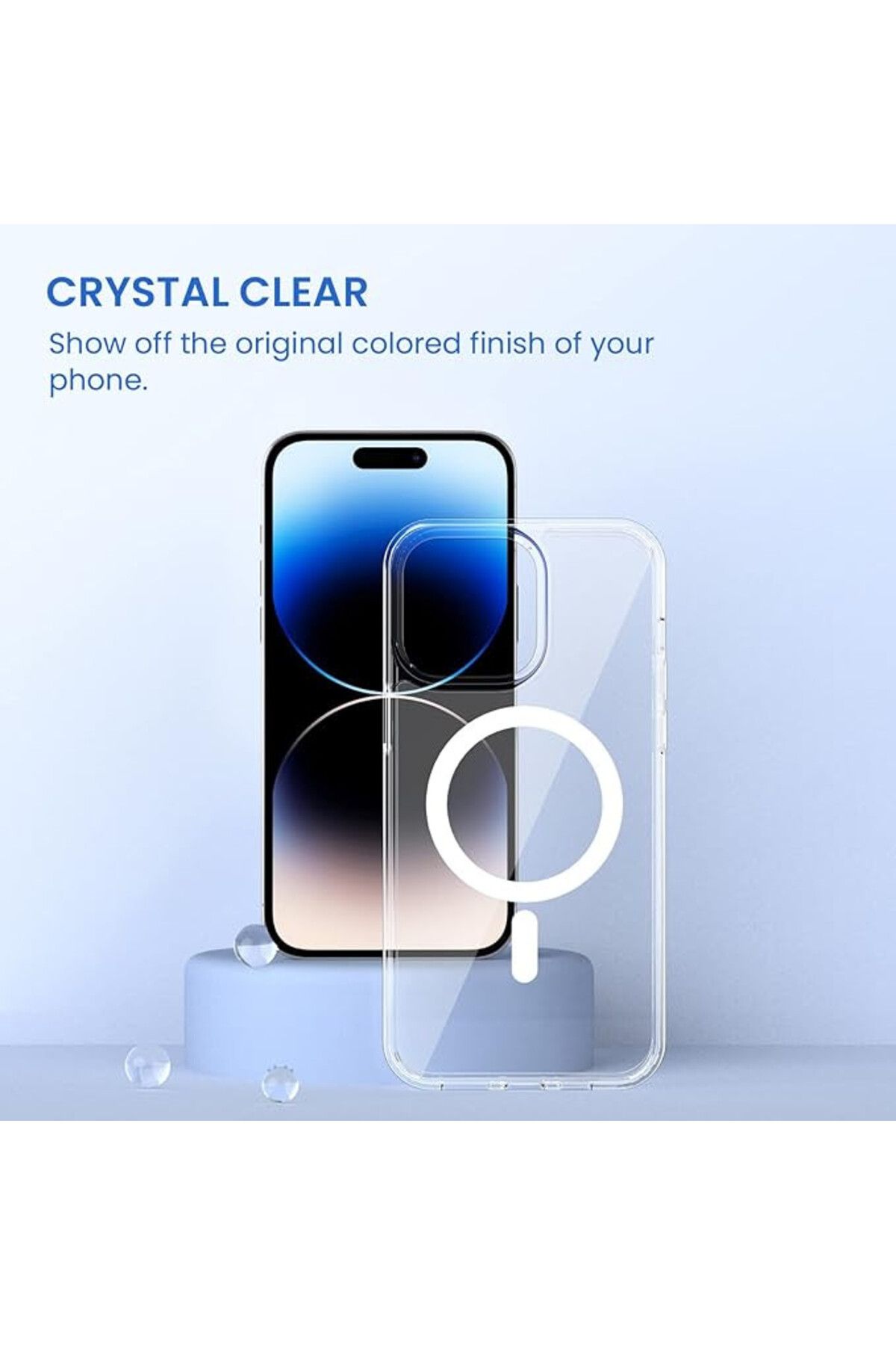 leChivee-Carcasă LeChivée pentru iPhone 14 Pro Max, TPU, transparentă, 6,7 inci 2