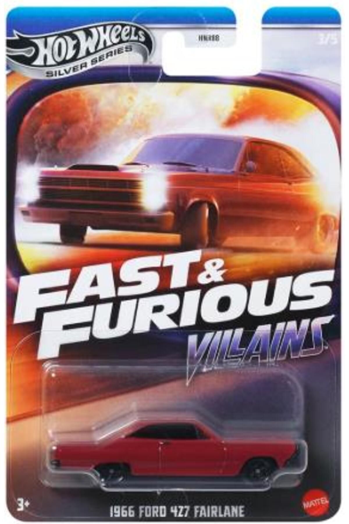 HOT WHEELS Fast & furious Villains 1966 Ford 427 Fairlane JBY36