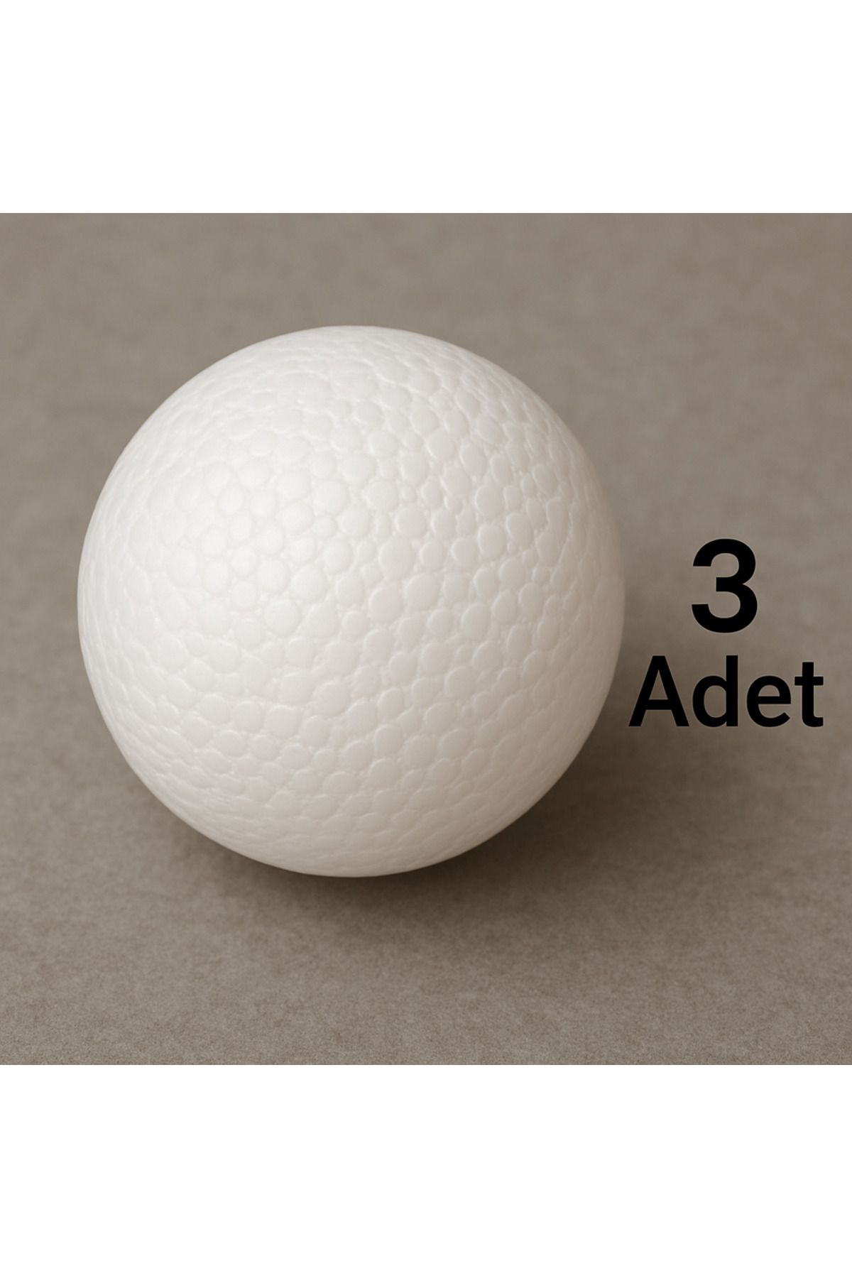 Ege Pastacılık Strafor Top 6 cm - 3 Adet
