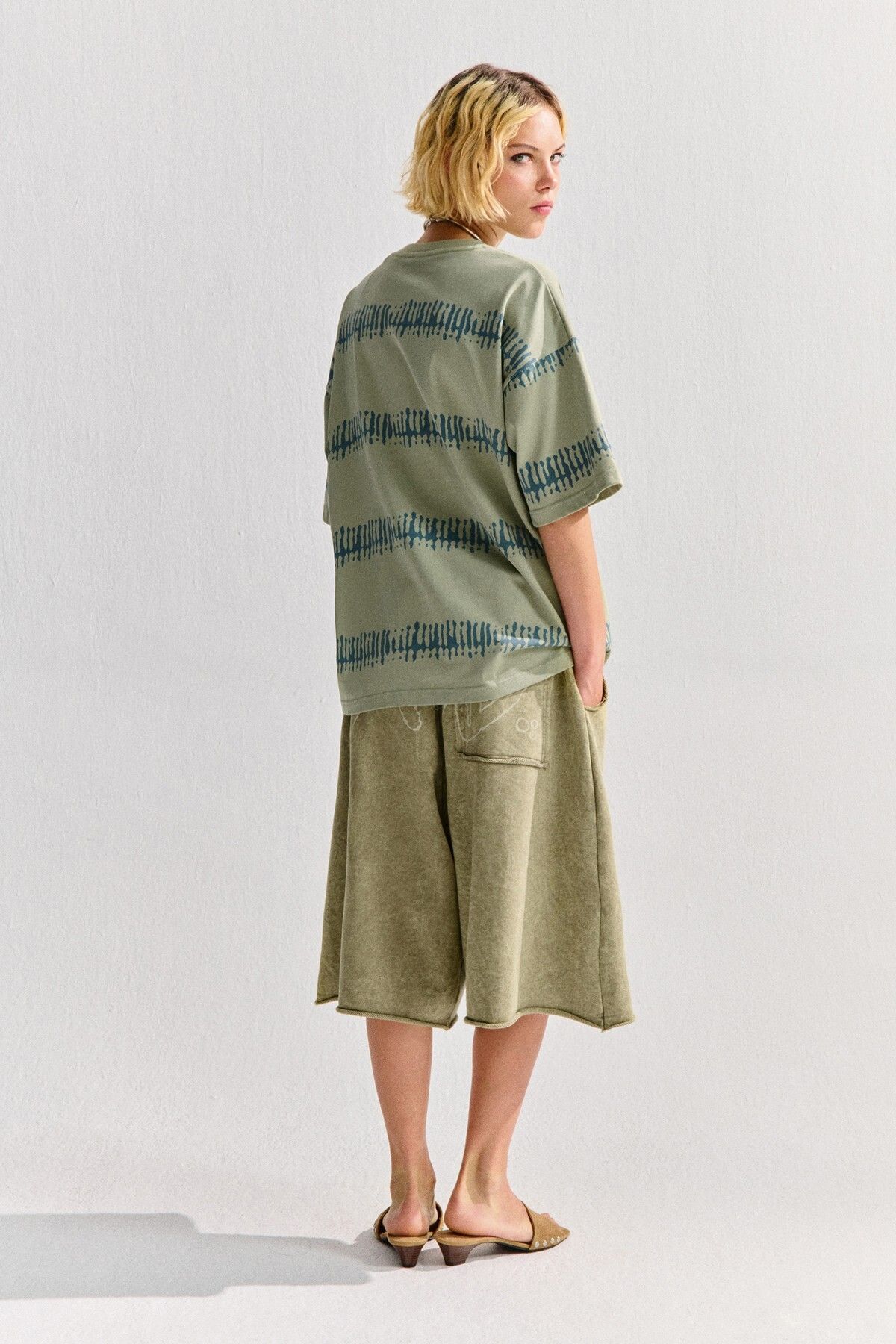 Pull & Bear Çizgili STWD t-shirt