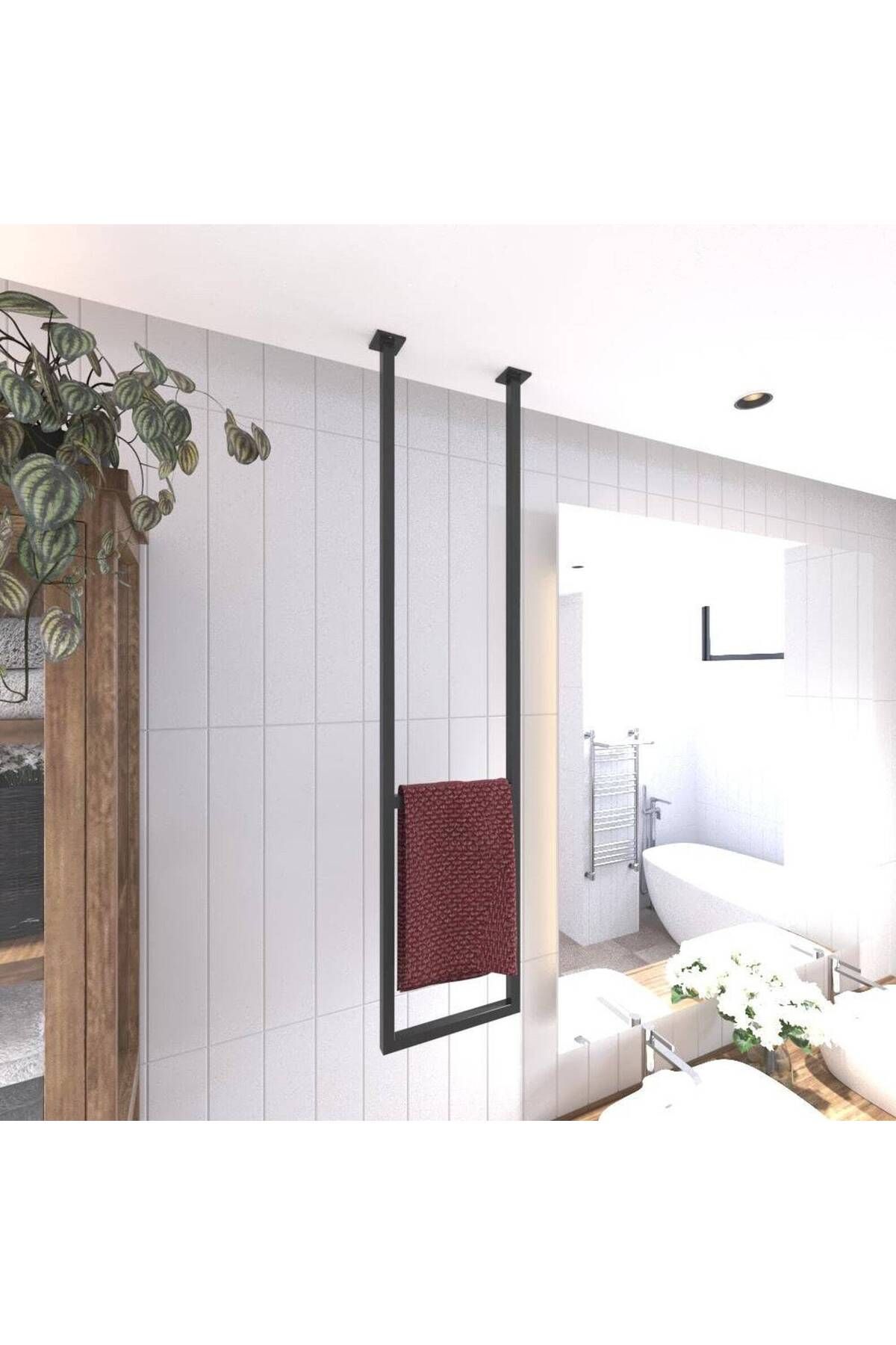 Nindes Dekoratif Metal Banyo Düzenleyici - Metal Açık Havluluk - Metal Organizer - 19