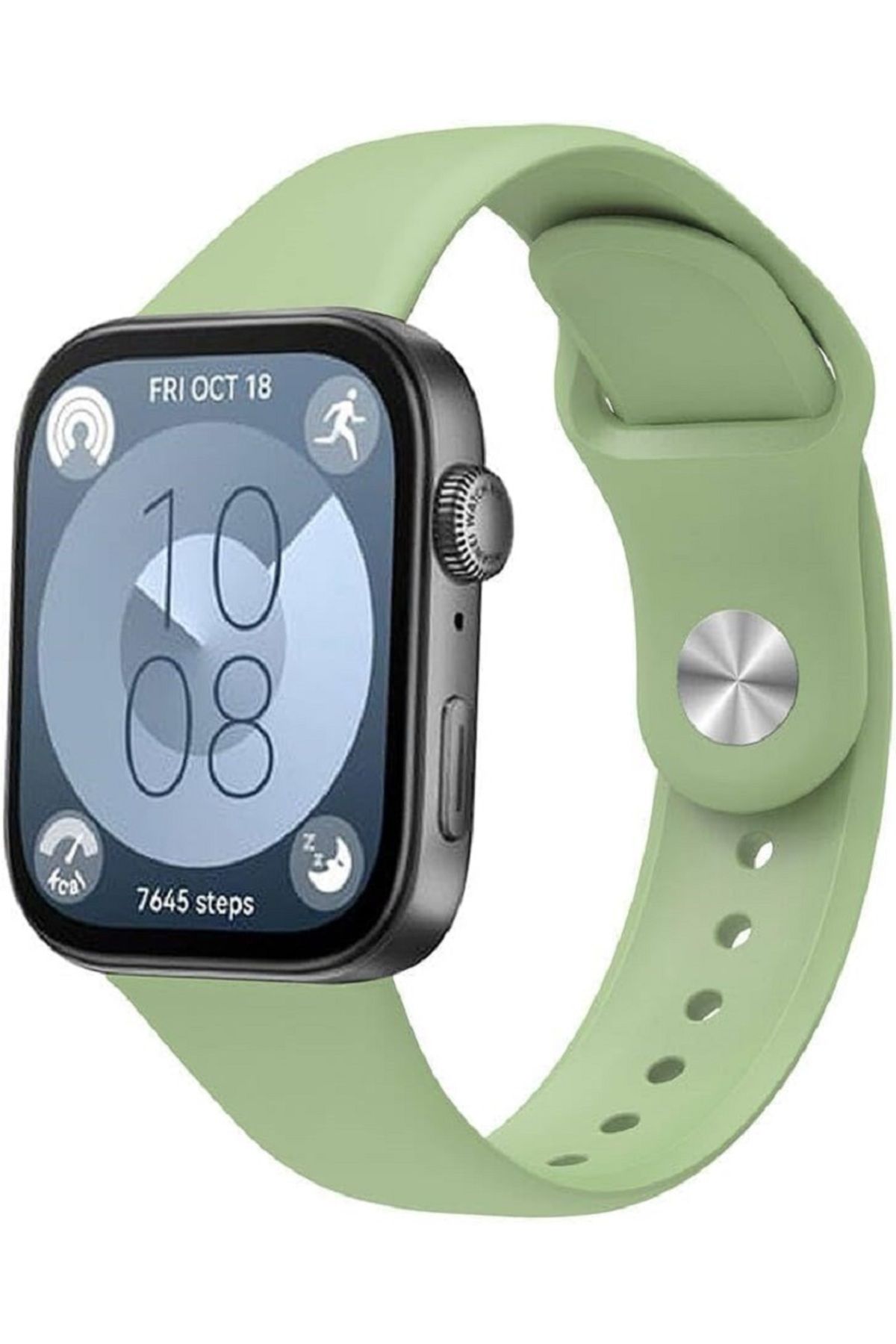 redmud teknoloji Huawei Watch Fit 3 İle Uyumlu Soft Spor Klasik Terletmeyen Silikon Kayış Kordon