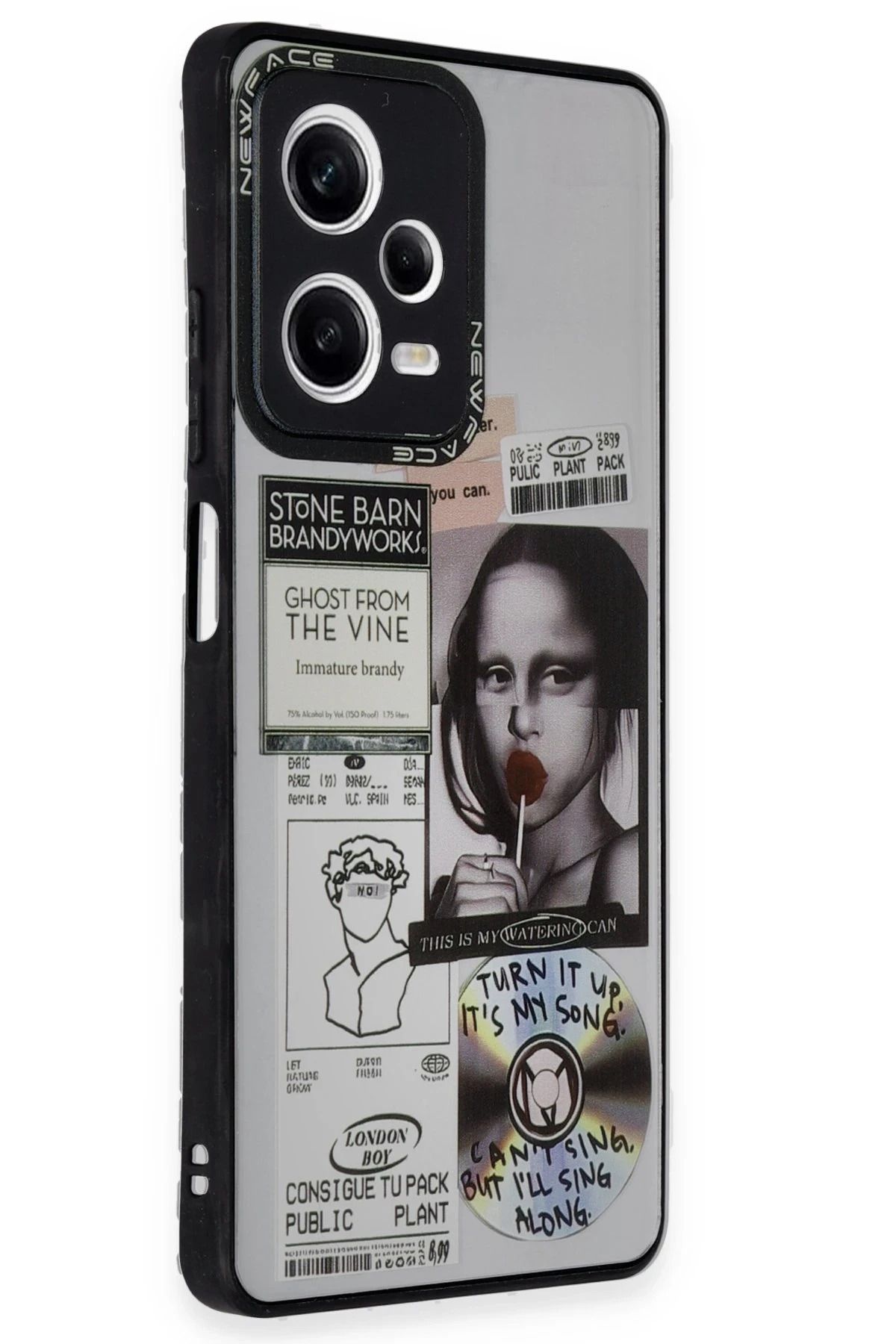 NewFace Xiaomi Redmi Note 12 Pro 5G Kılıf Mirror Desenli Kapak - Mirror - 2 NRMSA