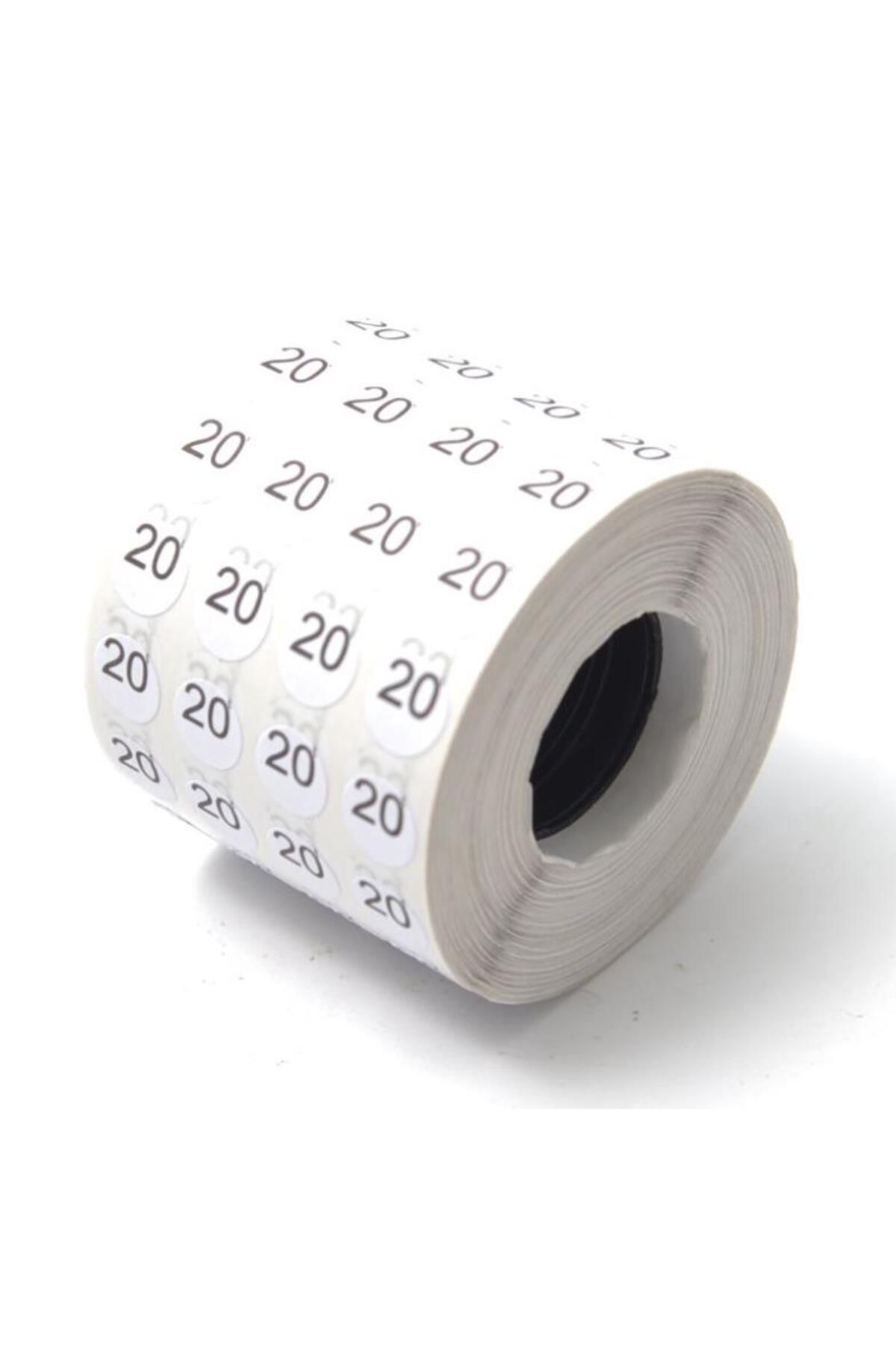 FDM-Numbered Sticker Number 27 (1 Roll 3500 Pcs) 3