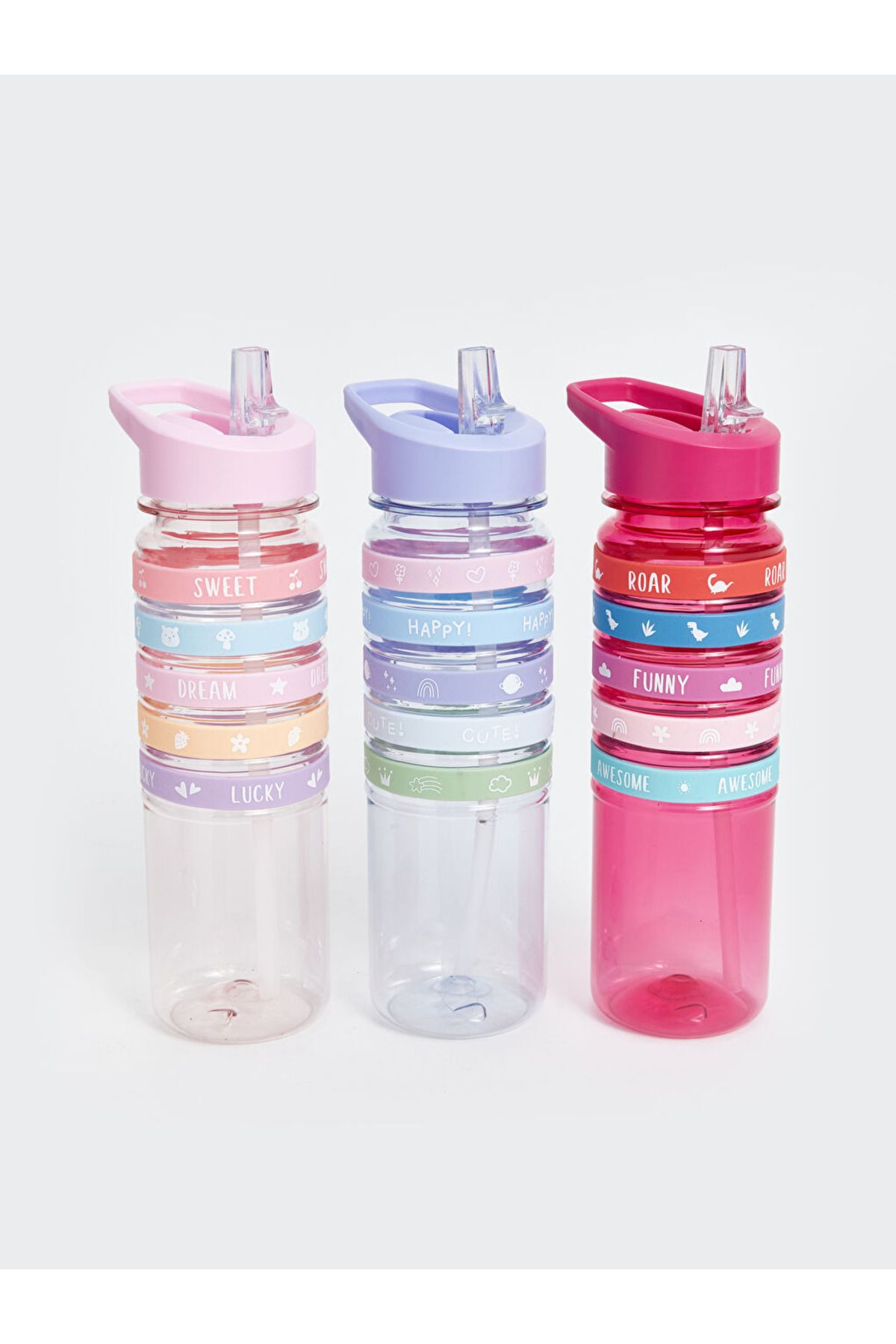 LC Waikiki LCW ACCESSORIES Karişik Pipetli Çocuk Suluk 630 ml