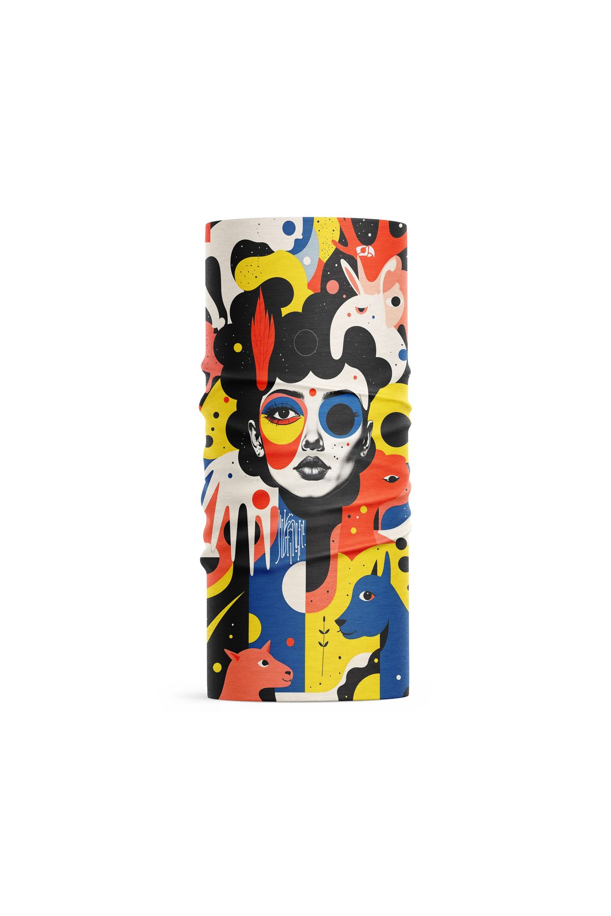 FG KONNİCHİWA SANNATSAL DESENLİ Bandana Outdoor Boyunluk Motosiklet Kadın Erkek buff Çok Amaçlı Bandana