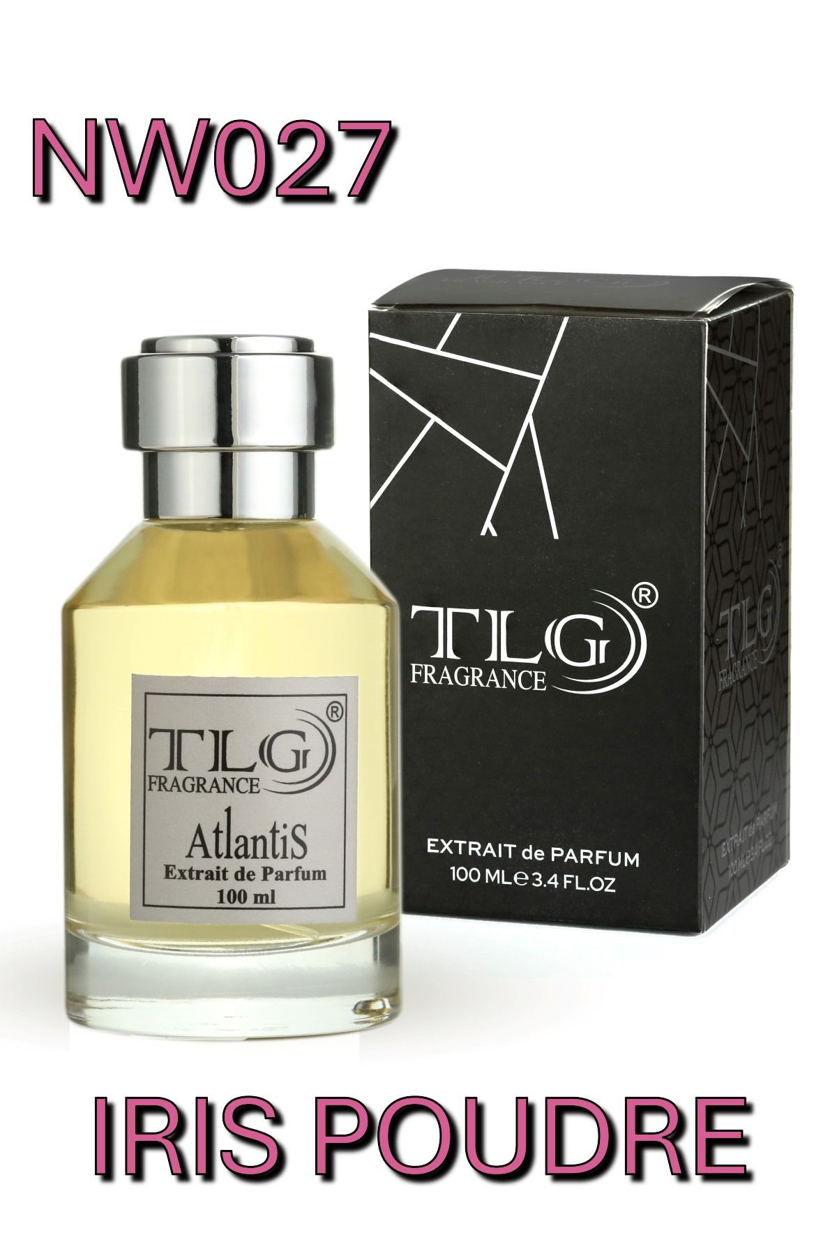 TLG TLGNW027e100 Iris Poudre Niche Extrait Kadın Parfümü, 100 ml