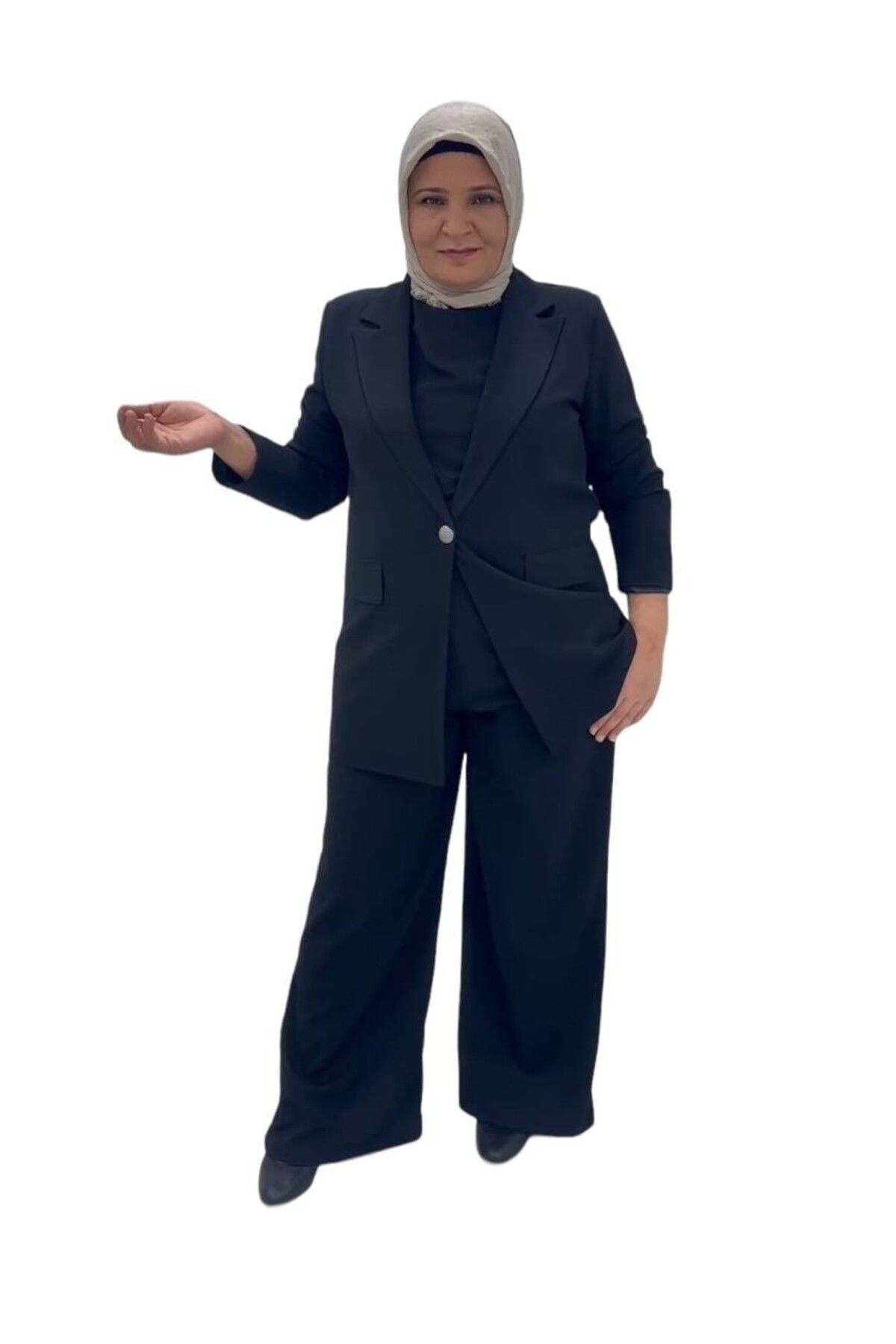 Sevda Kılınç Büyük Beden Blazer Ceket