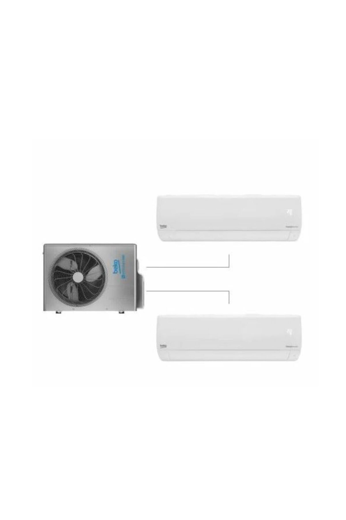 Beko MULTİ KLİMA ZMB 16402 MD Uyumlu (16000BTU-24000 BTU) DIŞ ÜNİTE + 9000 İÇ + 12000 İÇ (MONTAJ DAHİL)