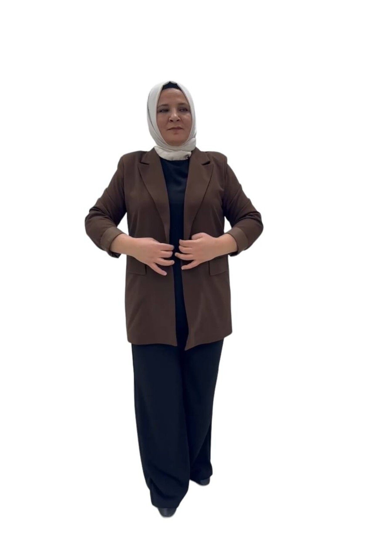 Sevda Kılınç Büyük Beden Blazer Ceket